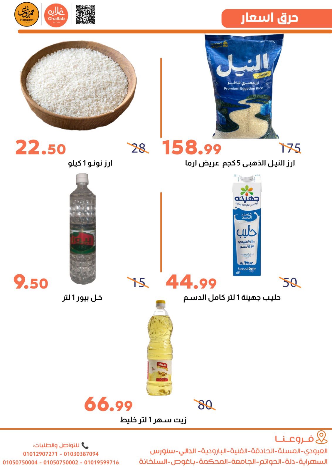 Ofertas de Mercados de Ghallab Egipto de 2 a 3 febrero 2026 Ofertas de precios rebajados