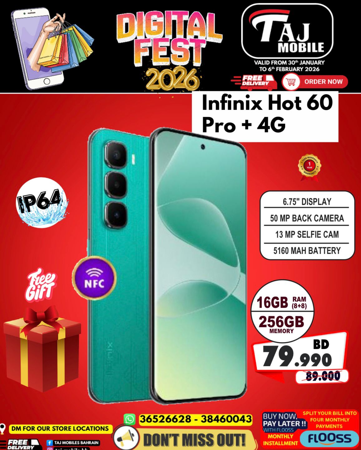 Taj Mobiles Bahrain Offers from 30 January to 6 February 2026 Digital Festival