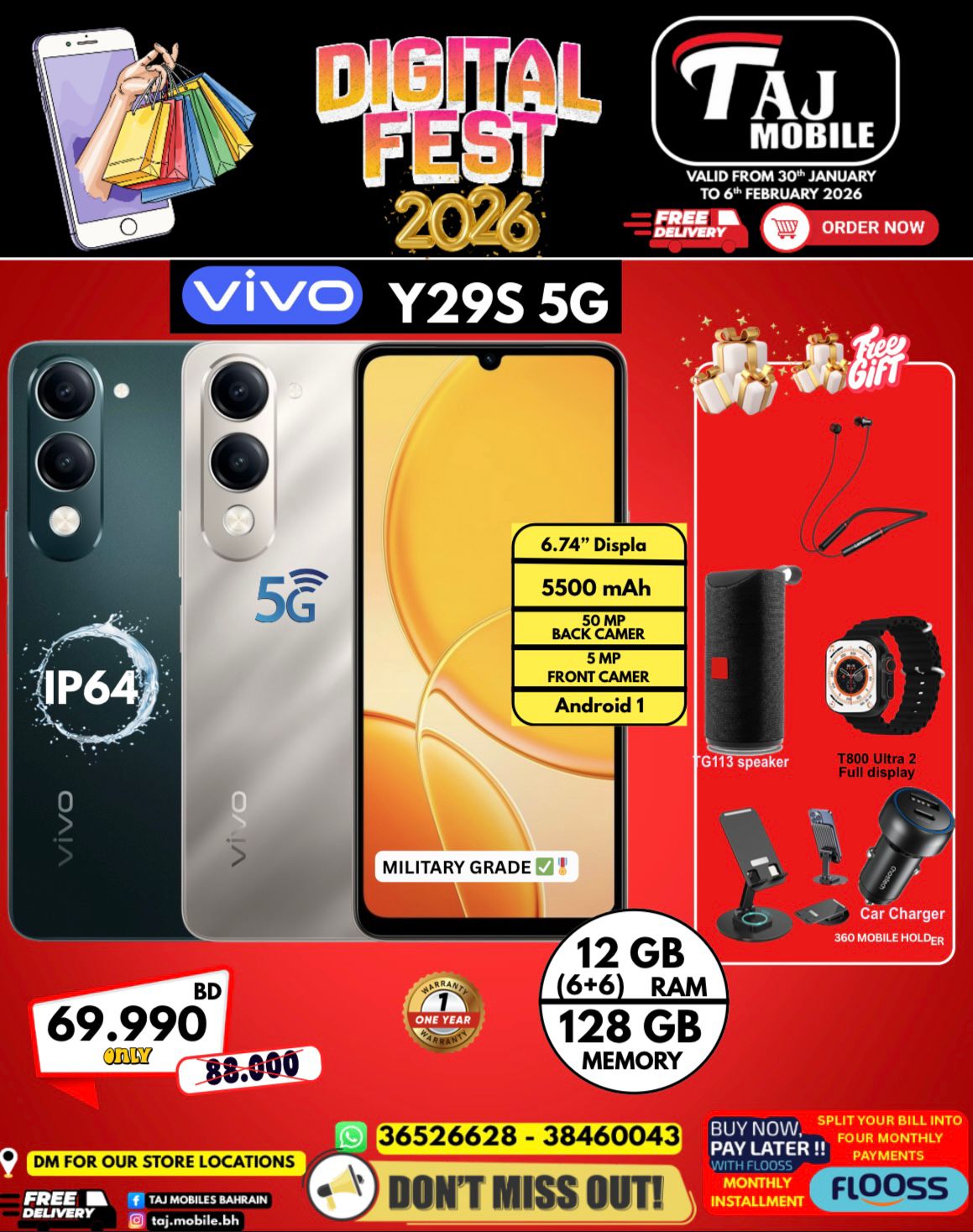 Taj Mobiles Bahrain Offers from 30 January to 6 February 2026 Digital Festival