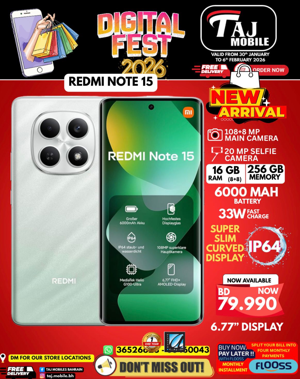 Taj Mobiles Bahrain Offers from 30 January to 6 February 2026 Digital Festival