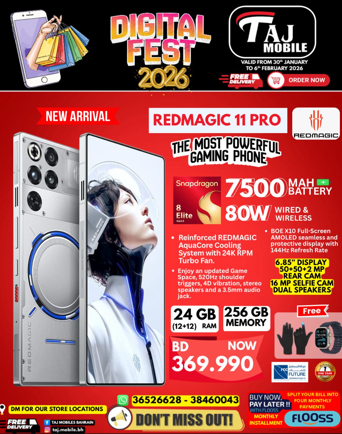 Taj Mobiles Bahrain Offers from 30 January to 6 February 2026 Digital Festival