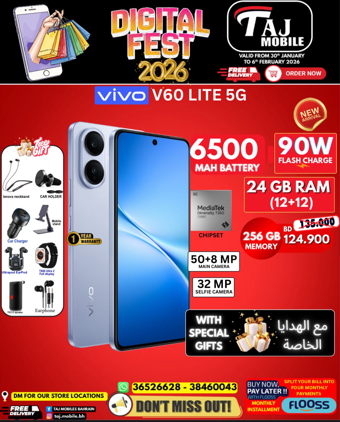 Taj Mobiles Bahrain Offers from 30 January to 6 February 2026 Digital Festival