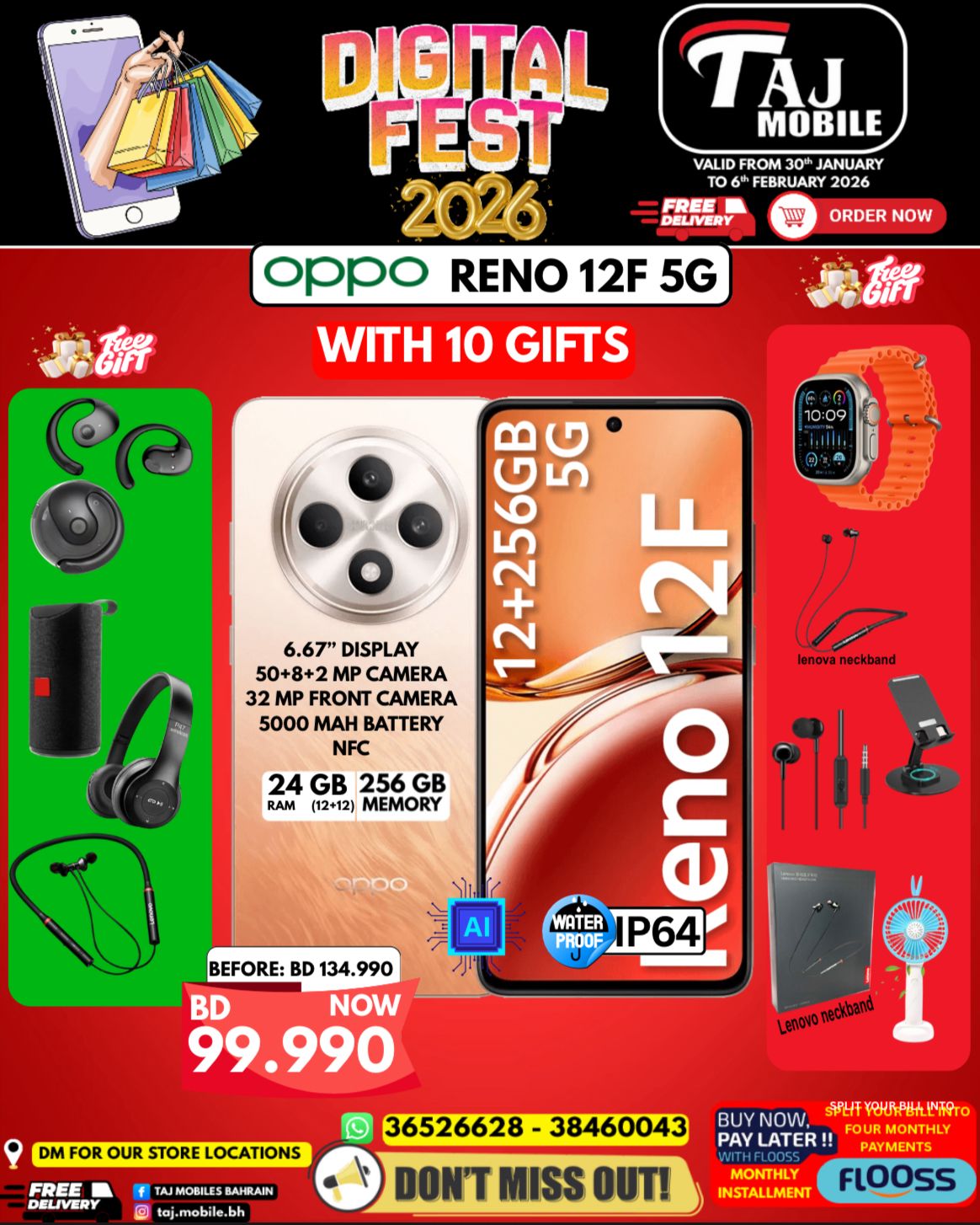 Taj Mobiles Bahrain Offers from 30 January to 6 February 2026 Digital Festival