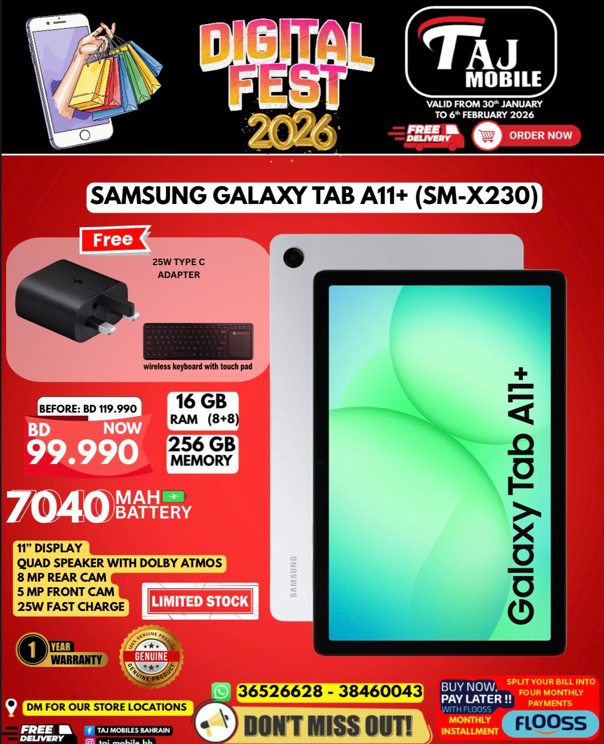 Taj Mobiles Bahrain Offers from 30 January to 6 February 2026 Digital Festival