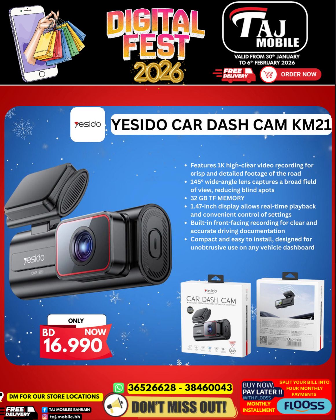 Taj Mobiles Bahrain Offers from 30 January to 6 February 2026 Digital Festival