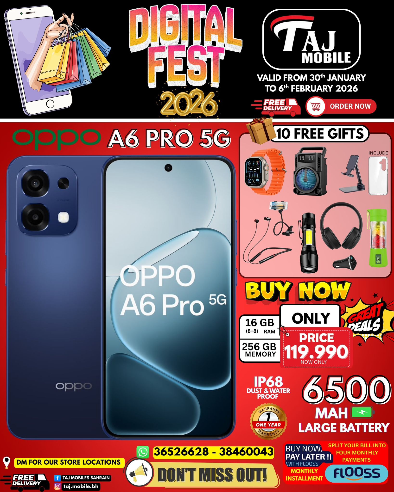 Taj Mobiles Bahrain Offers from 30 January to 6 February 2026 Digital Festival