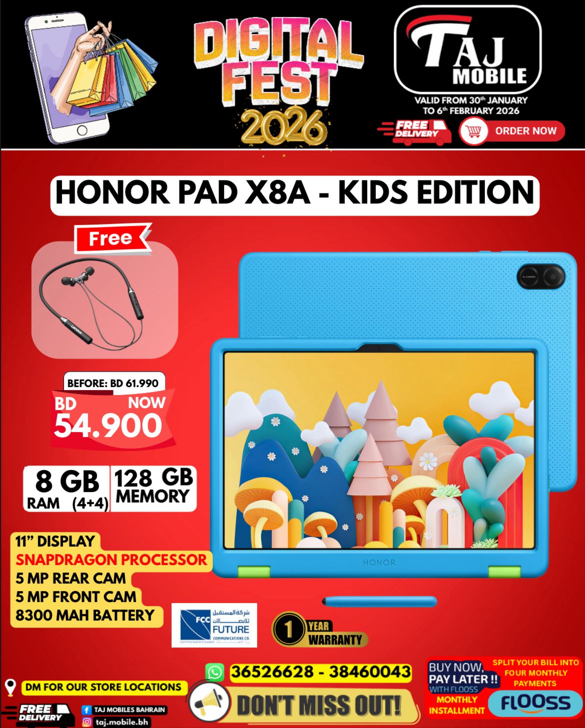 Taj Mobiles Bahrain Offers from 30 January to 6 February 2026 Digital Festival