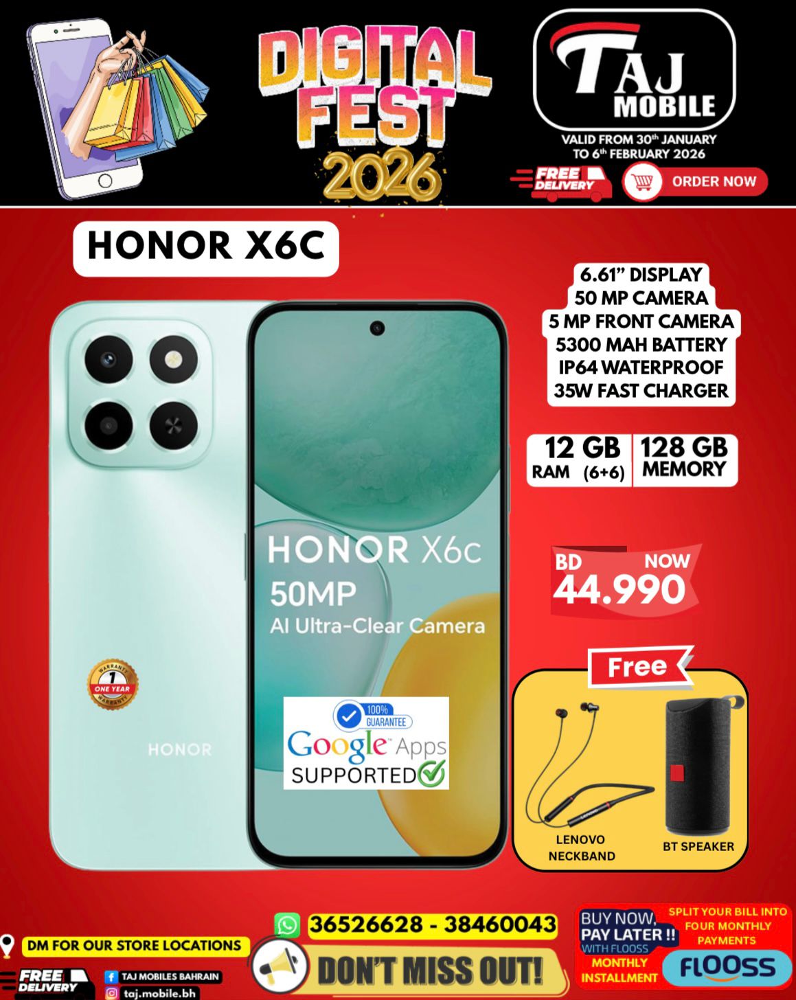 Taj Mobiles Bahrain Offers from 30 January to 6 February 2026 Digital Festival