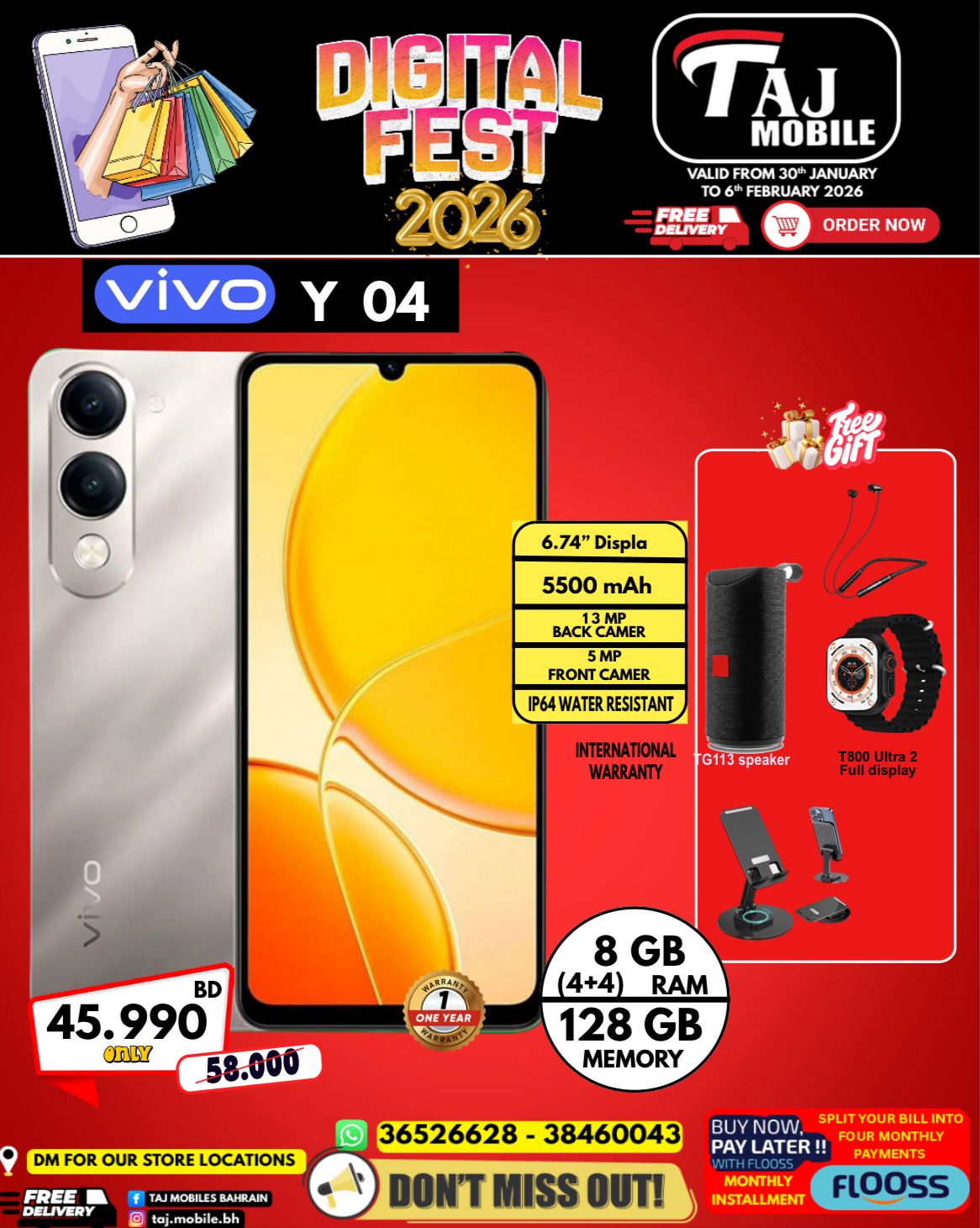 Taj Mobiles Bahrain Offers from 30 January to 6 February 2026 Digital Festival