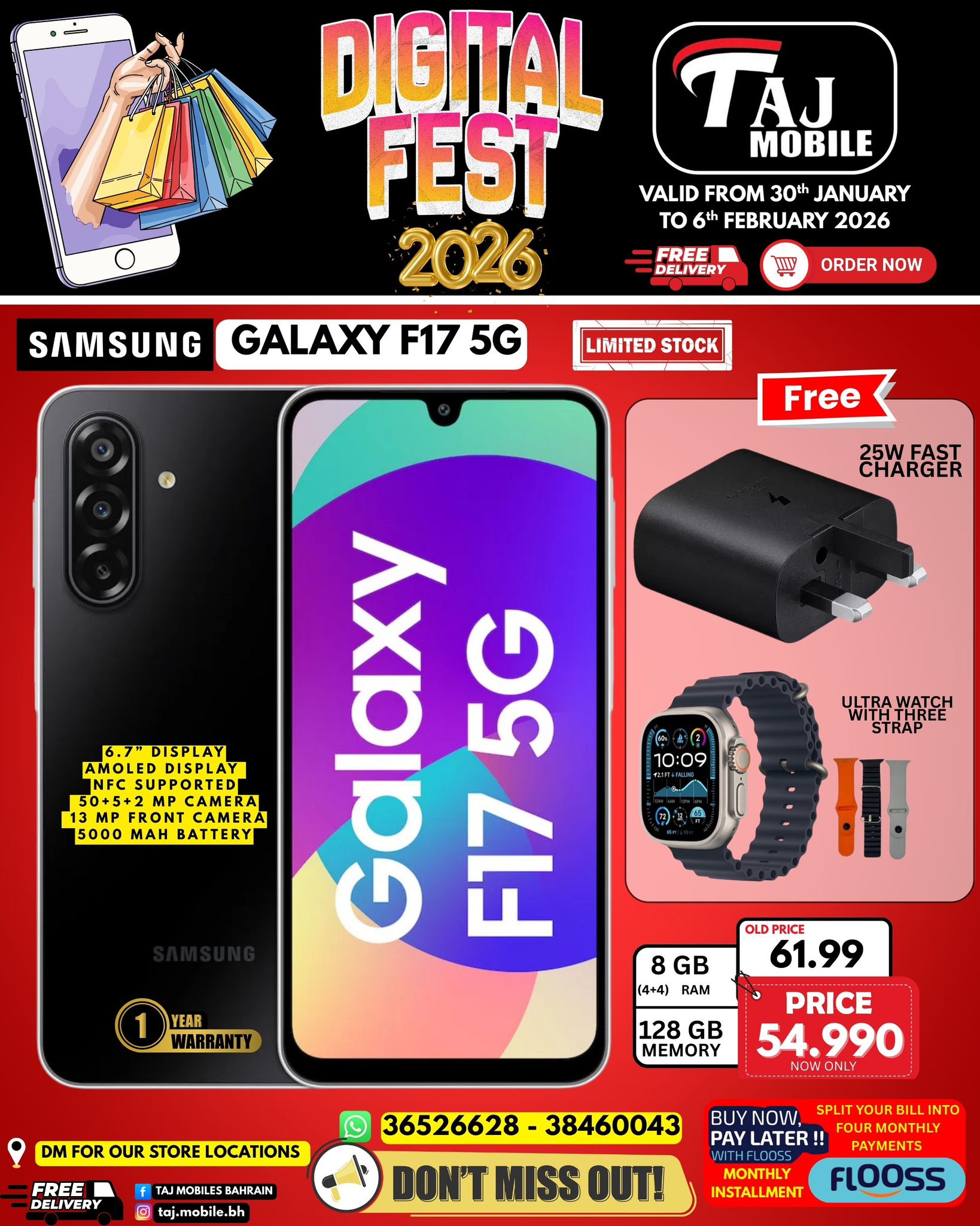 Taj Mobiles Bahrain Offers from 30 January to 6 February 2026 Digital Festival