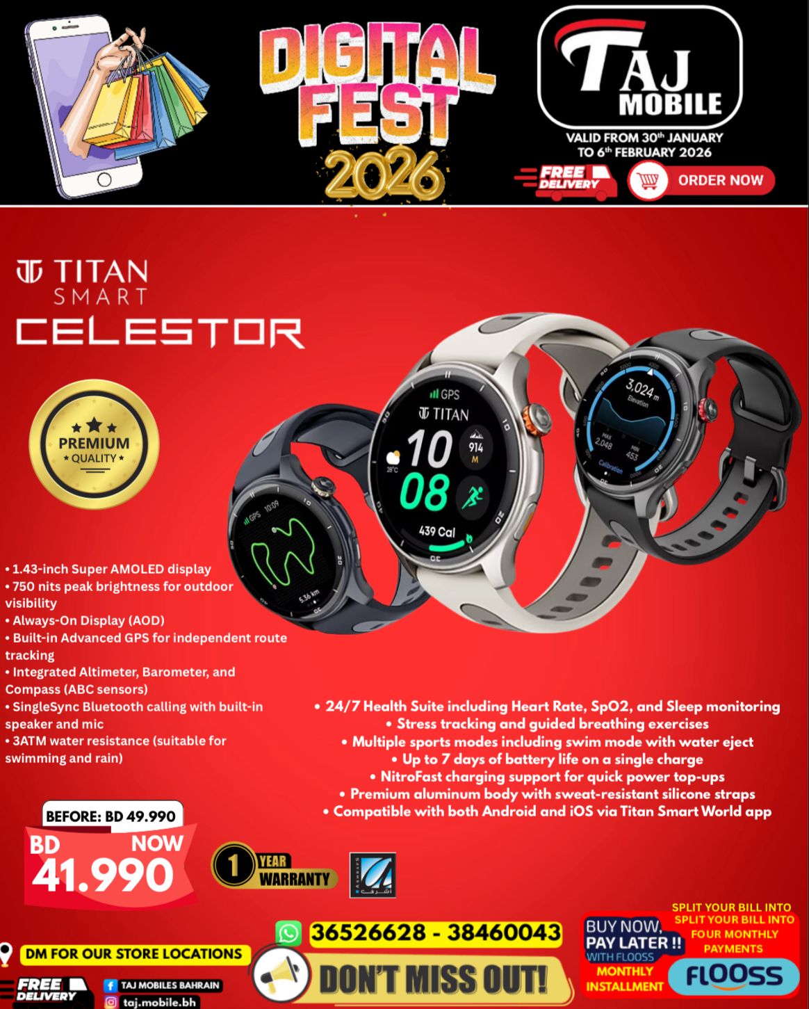 Taj Mobiles Bahrain Offers from 30 January to 6 February 2026 Digital Festival