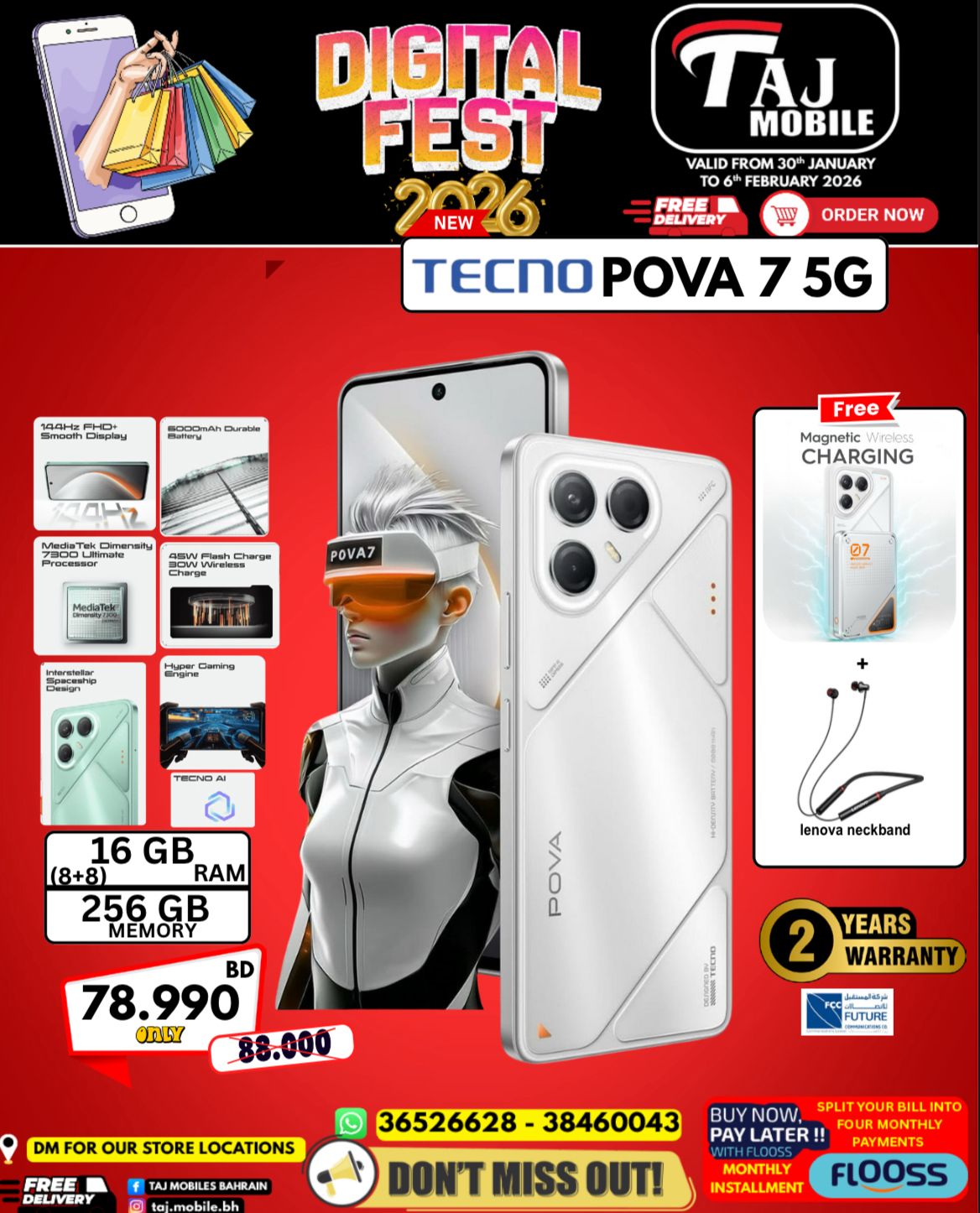 Taj Mobiles Bahrain Offers from 30 January to 6 February 2026 Digital Festival