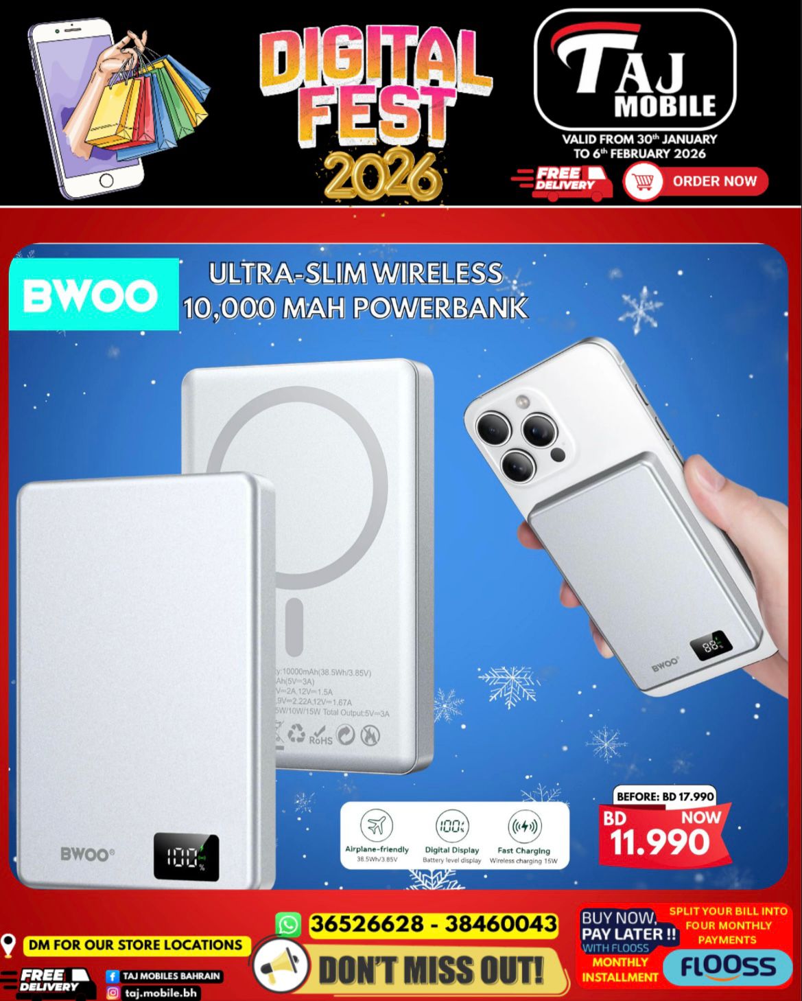 Taj Mobiles Bahrain Offers from 30 January to 6 February 2026 Digital Festival