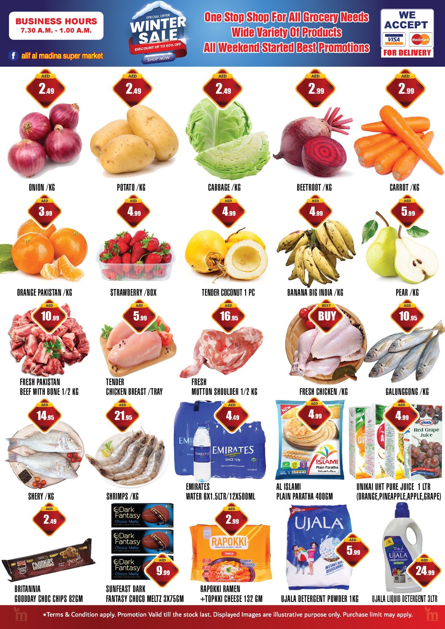 Ofertas de ALIF Al Madina Emiratos Árabes Unidos de 3 a 5 febrero 2026 Ofertas de invierno