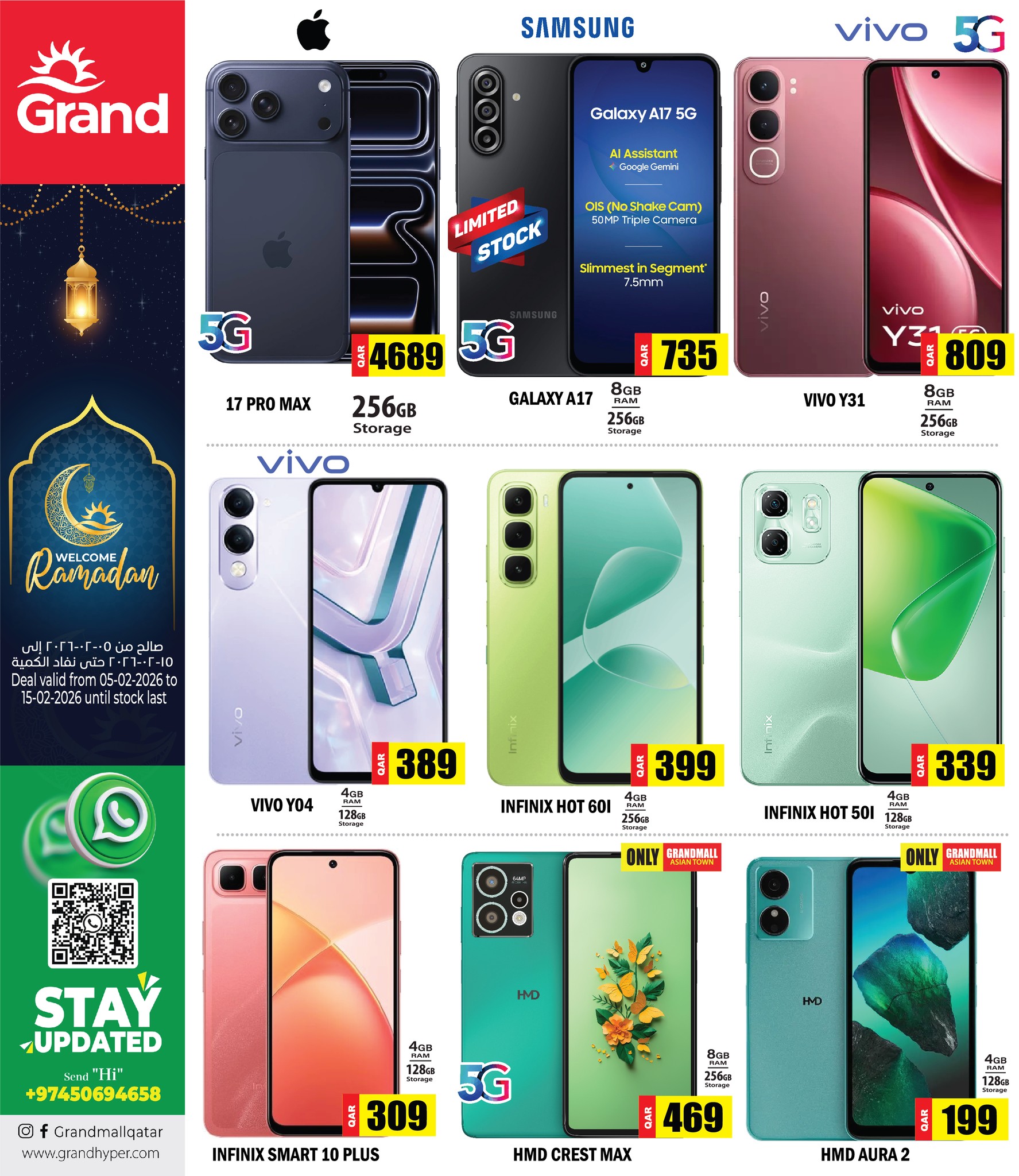 Grand Hypermarket Qatar Offers from 5 to 15 February 2026 Welcome Ramadan Offers