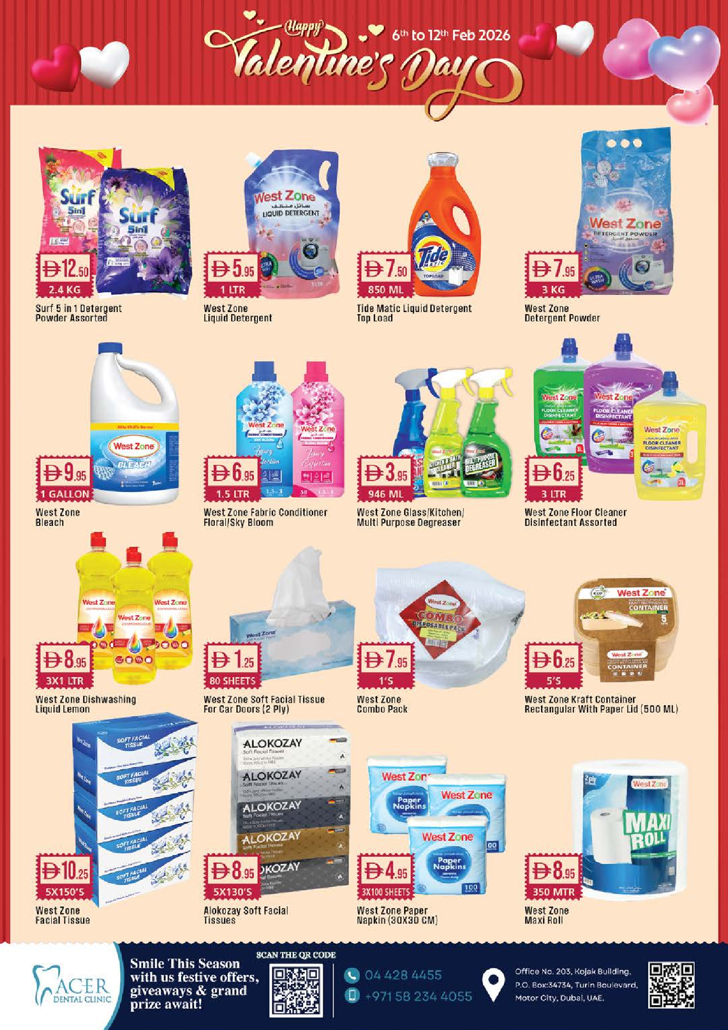 West Zone supermarket UAE Offers from 6 to 12 February 2026 Valentime Day Offers
