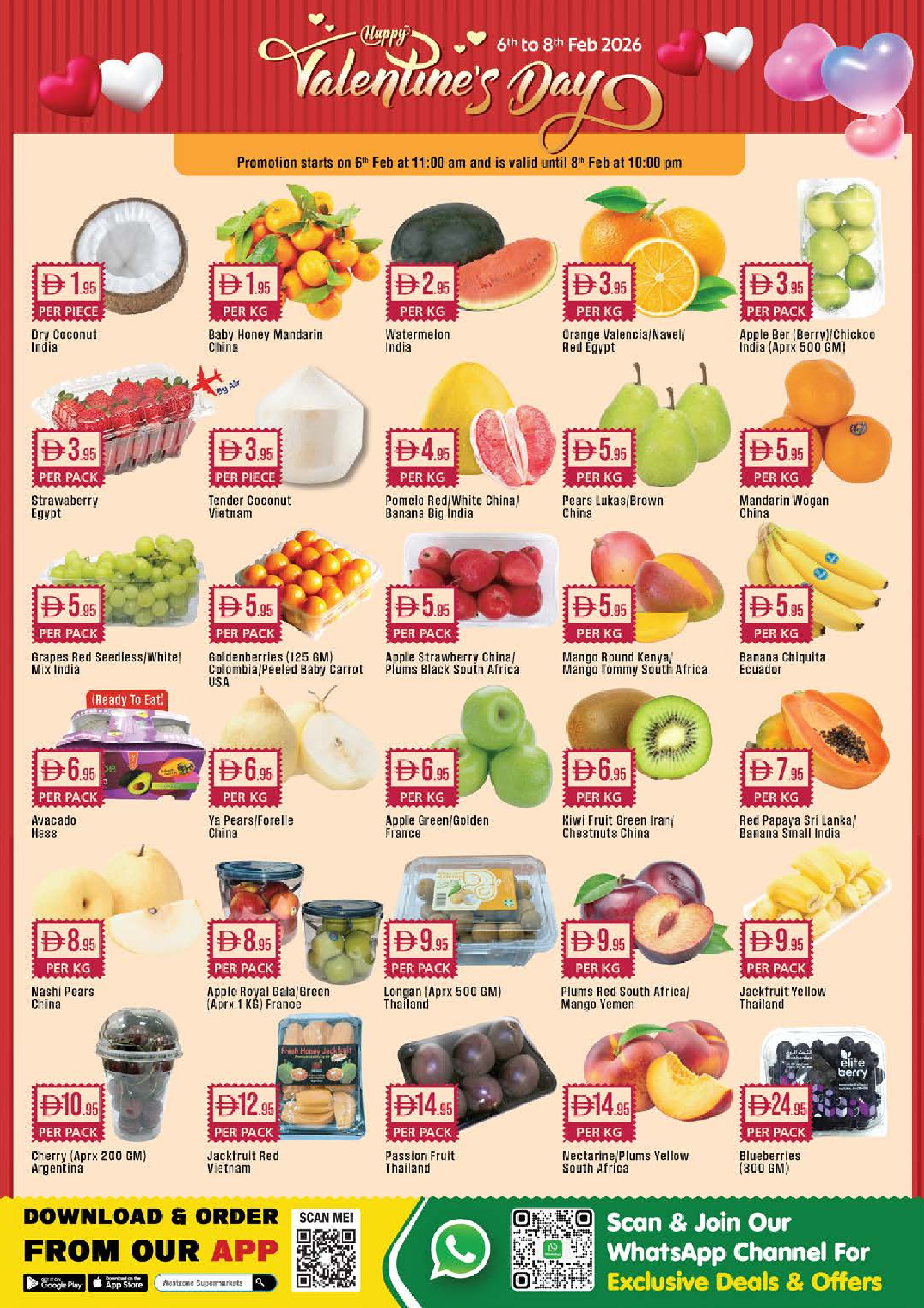 West Zone supermarket UAE Offers from 6 to 12 February 2026 Valentime Day Offers