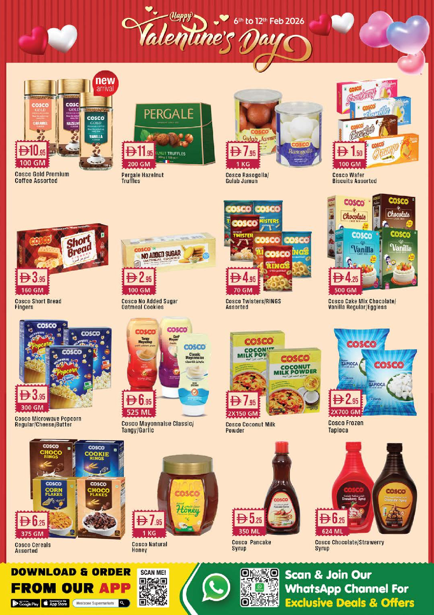 West Zone supermarket UAE Offers from 6 to 12 February 2026 Valentime Day Offers