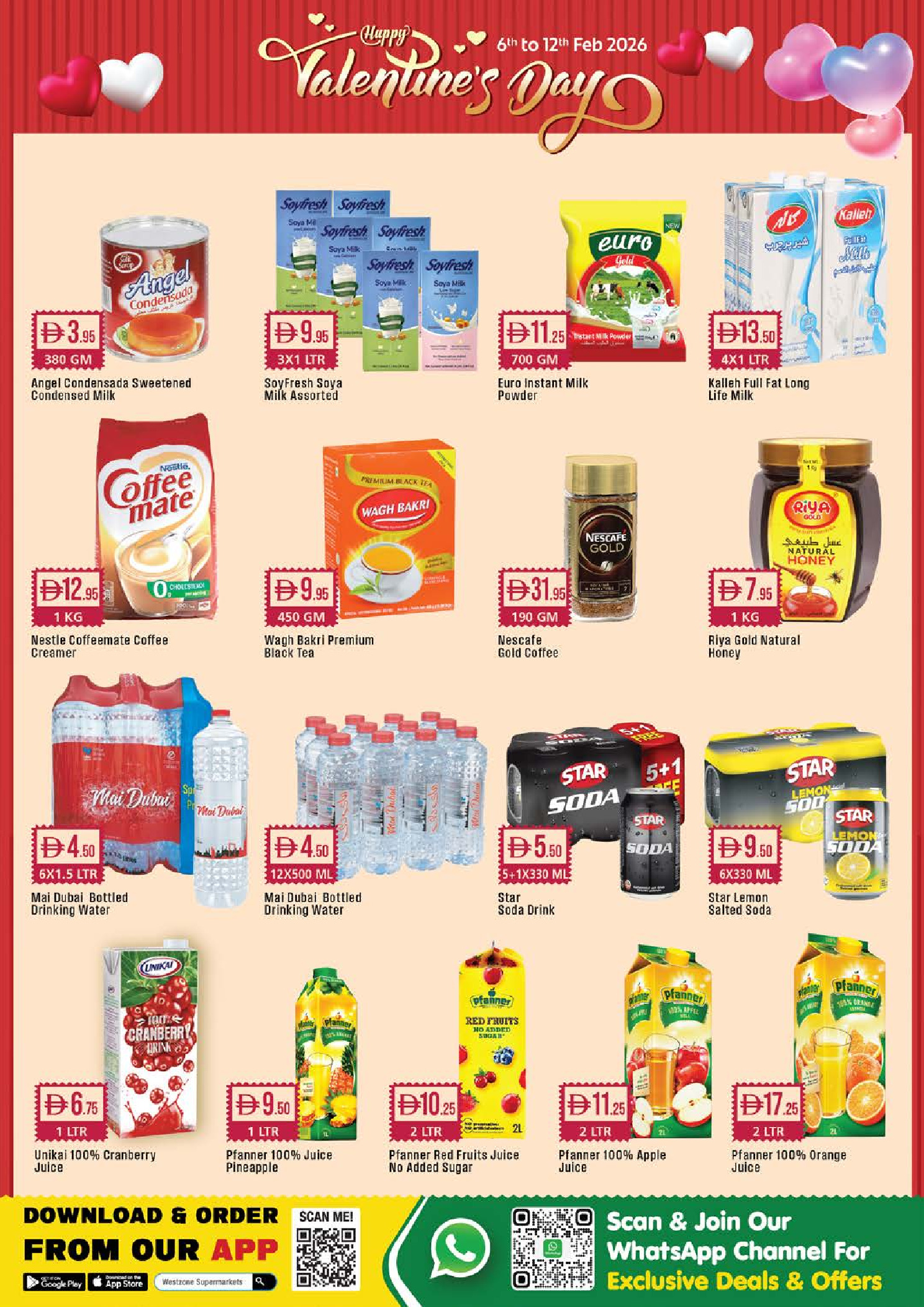 West Zone supermarket UAE Offers from 6 to 12 February 2026 Valentime Day Offers