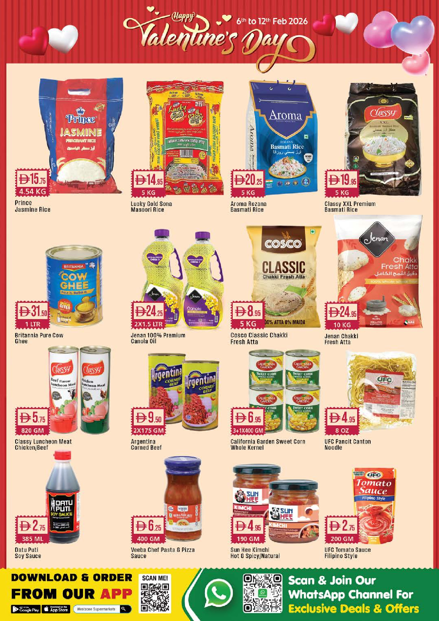 West Zone supermarket UAE Offers from 6 to 12 February 2026 Valentime Day Offers