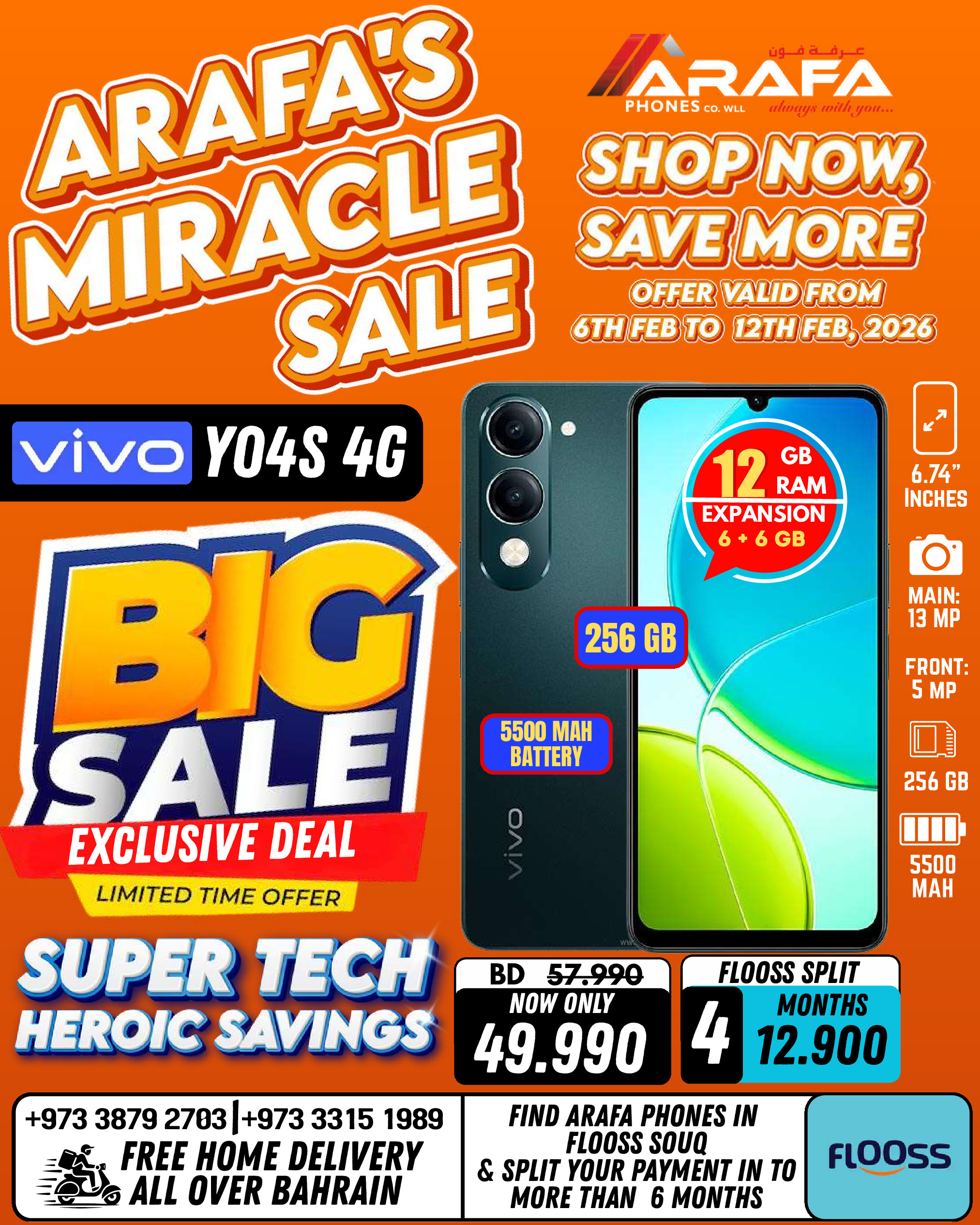 Arafa phones Bahrain Offers from 6 to 12 February 2026 Super Deals