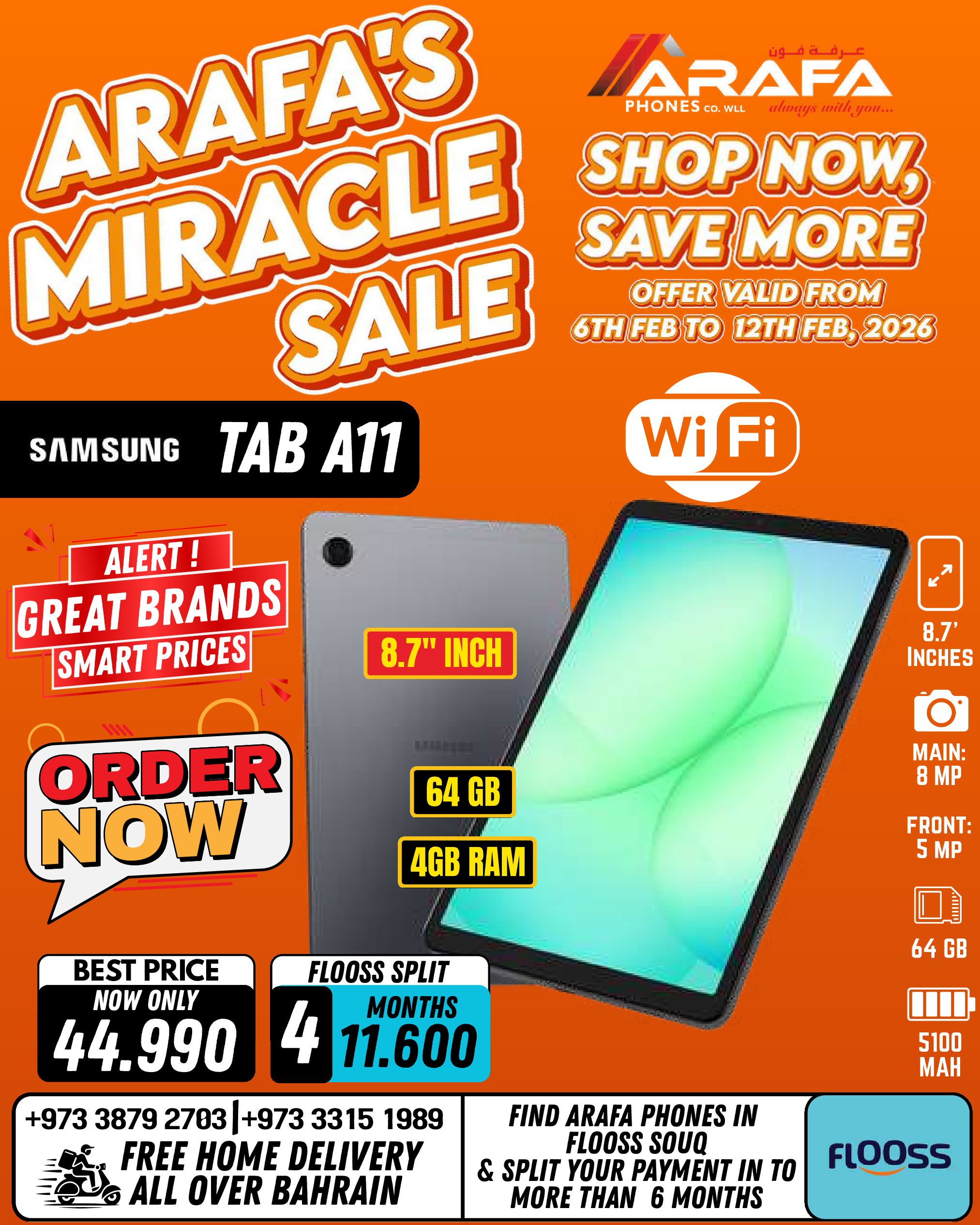 Arafa phones Bahrain Offers from 6 to 12 February 2026 Super Deals