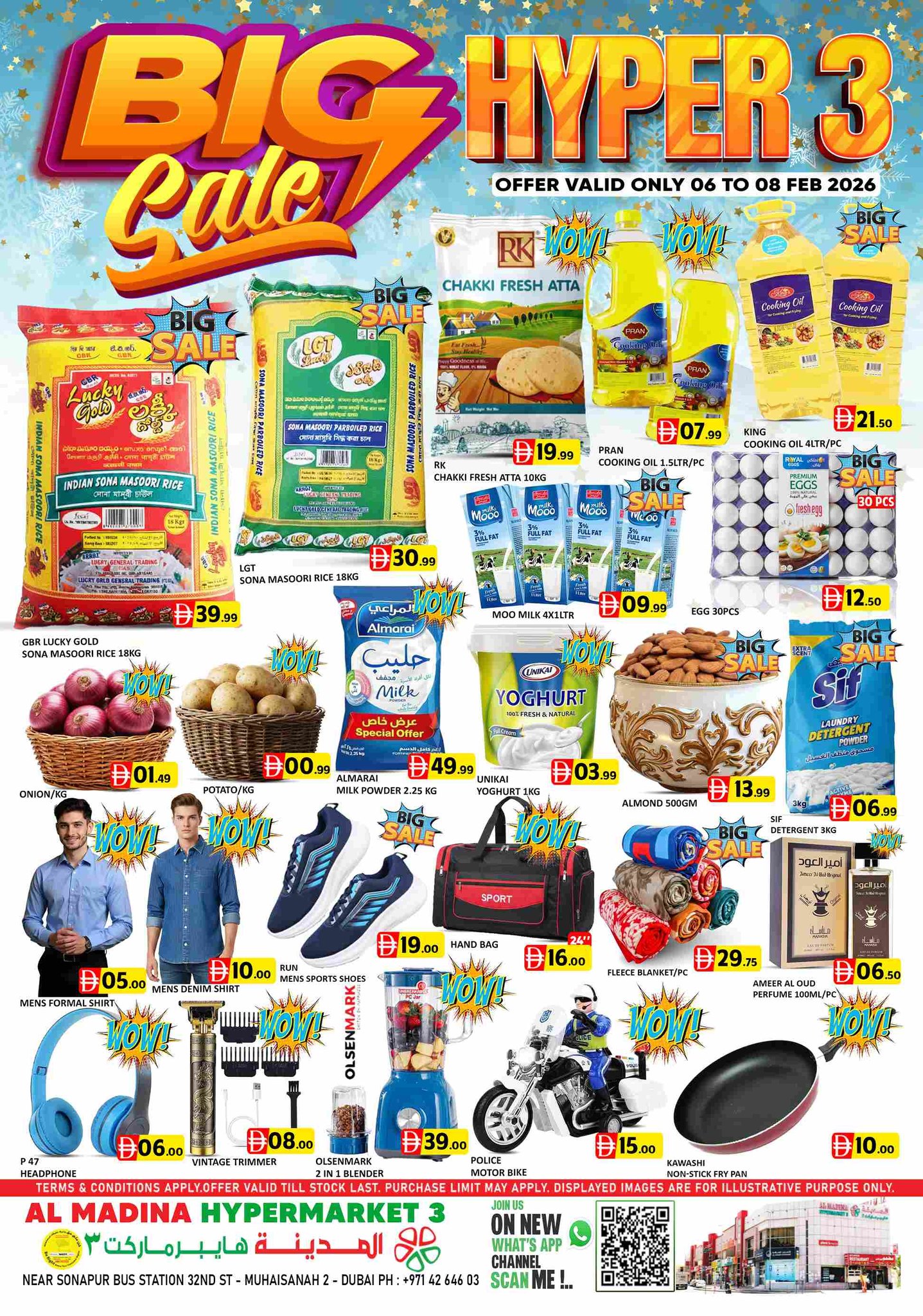 Al Madina Hypermarket UAE Offers from 6 to 8 February 2026 Big Offers - Page 1