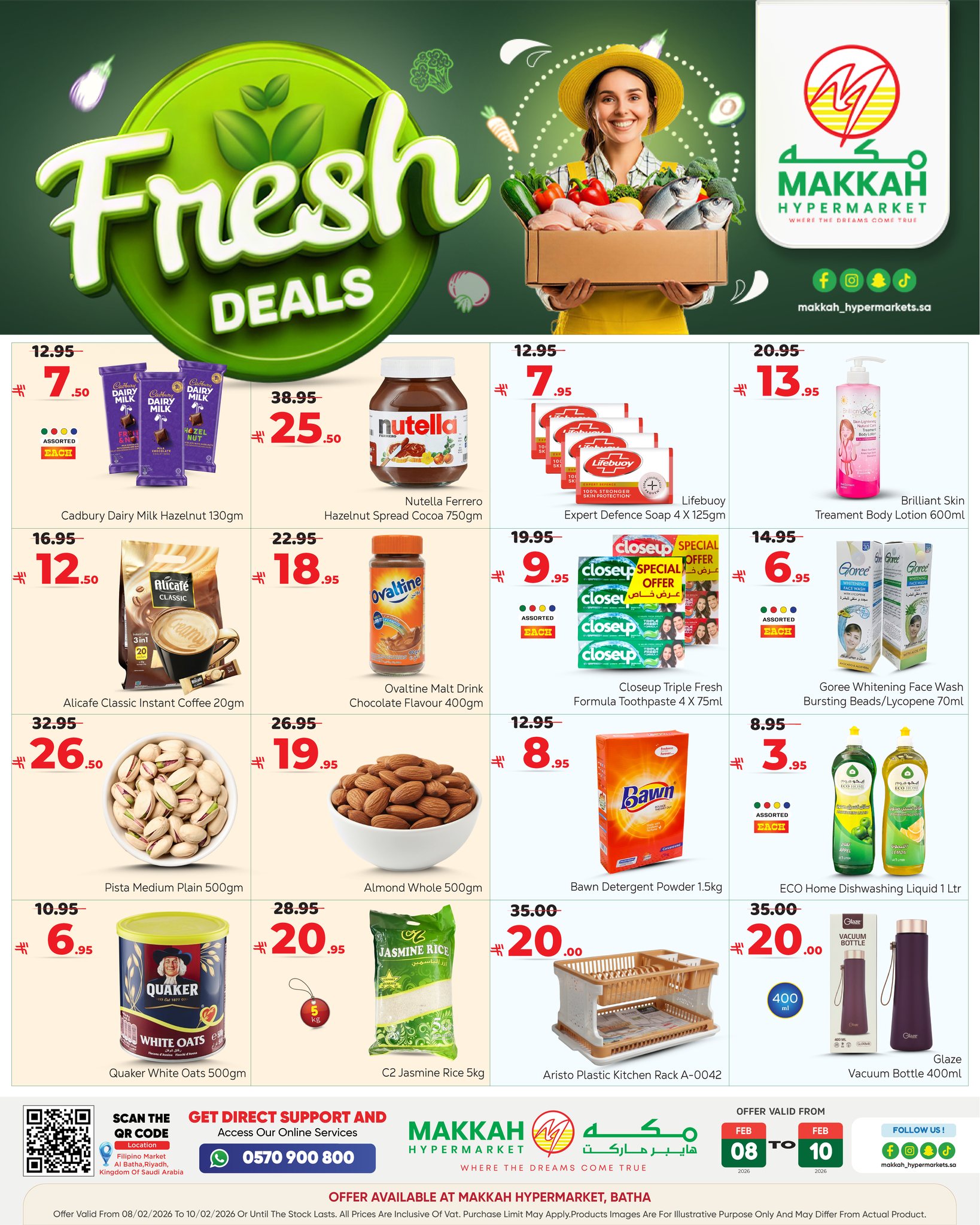 Makkah Hypermarket Saudi Arabia Offers from 8 to 10 February 2026 Fresh deals
