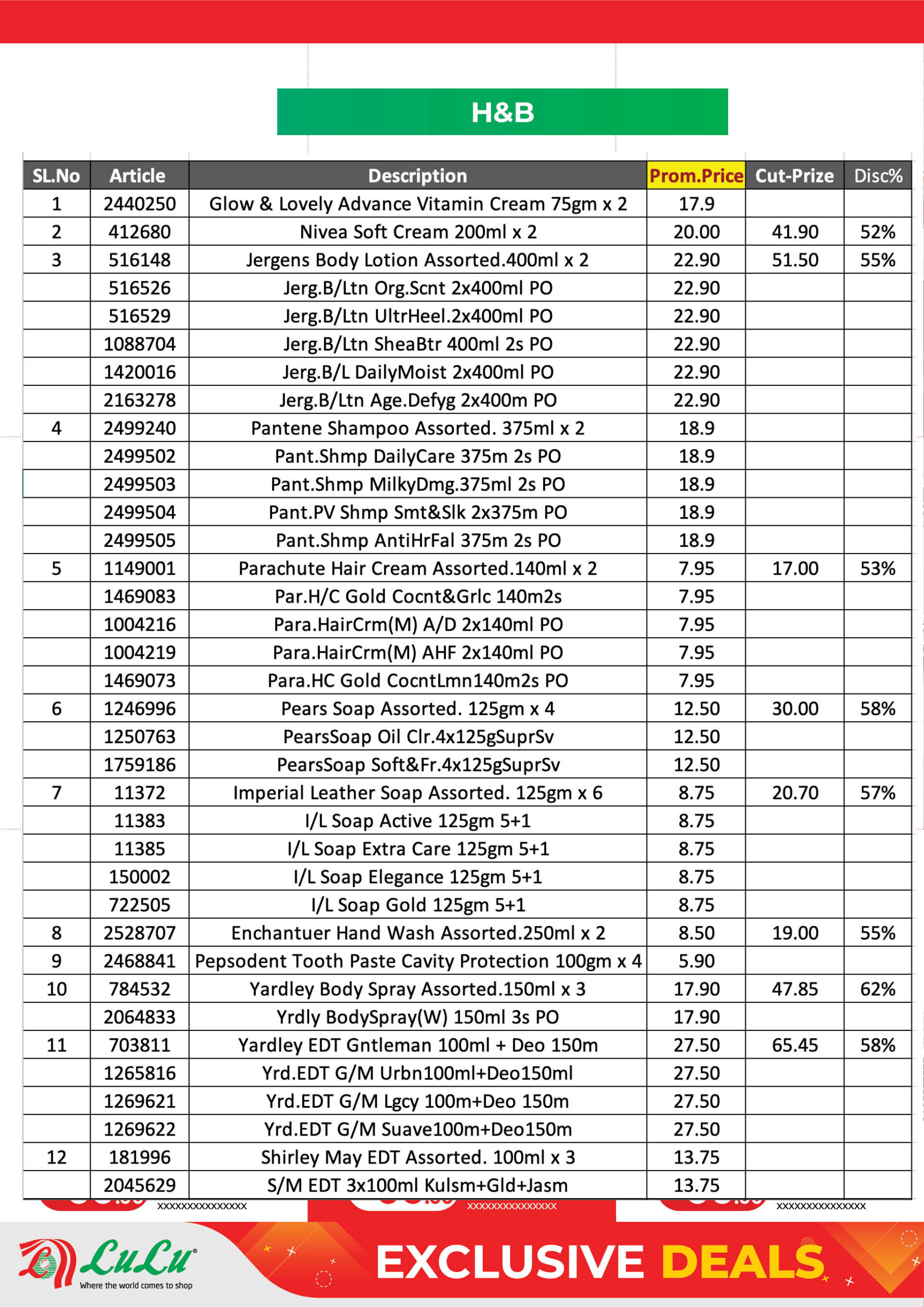 عروض لولو  أبوظبي  من 12 حتى 16 فبراير 2026 صفقات حصرية - صفحة 10