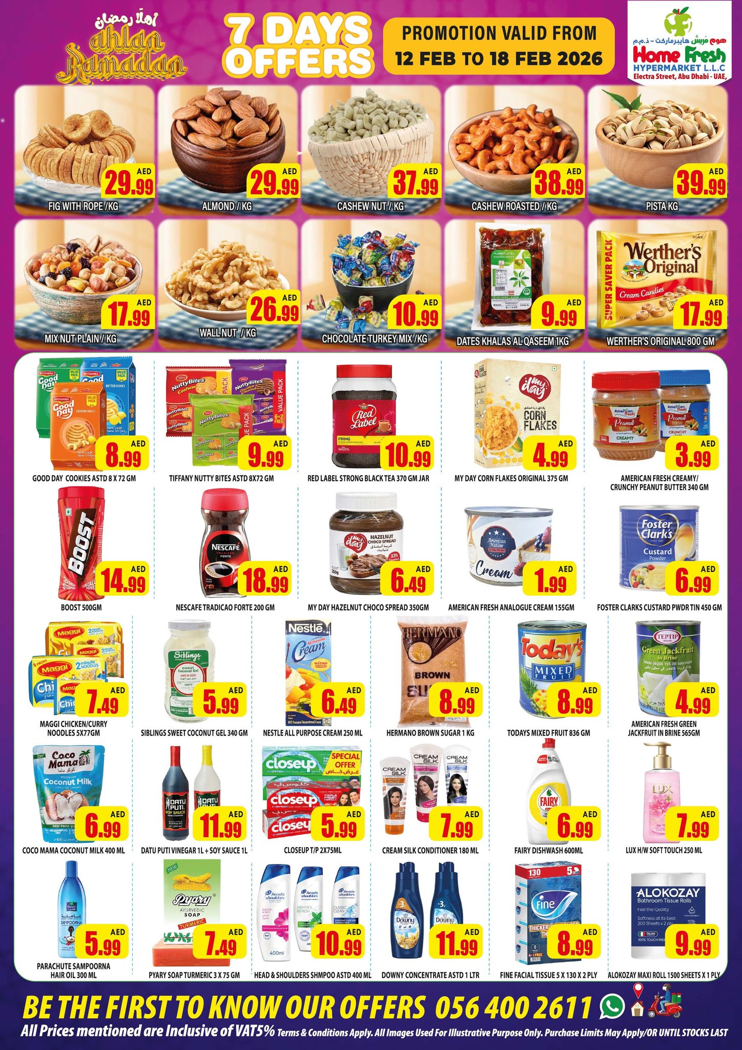Ofertas de supermercado Home Fresh  Abu Dhabi  de 12 a 18 febrero Ofertas de Ramadán de Ahlan - supermercado Home Fresh - Emiratos Árabes Unidos - 12 febrero 2026 – 18 febrero 2026 - Página 5