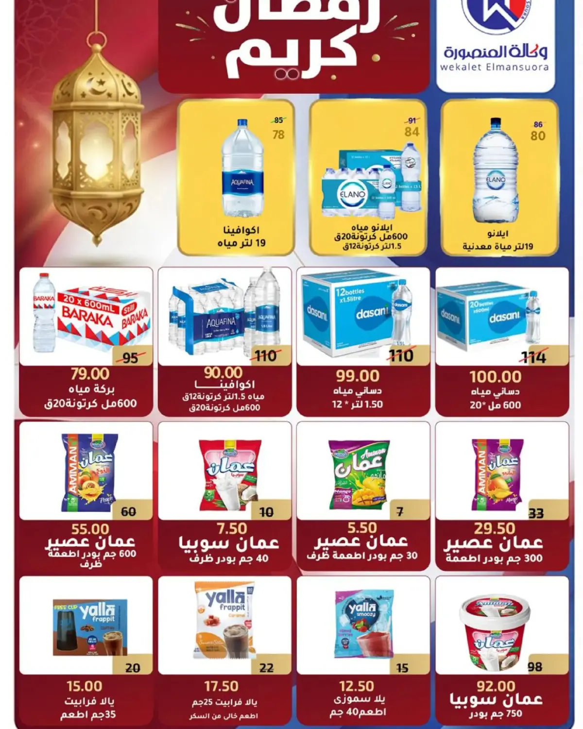 عروض وكالة المنصورة مصر من 16 فبراير حتى 10 مارس 2026 عروض رمضان - صفحة 94