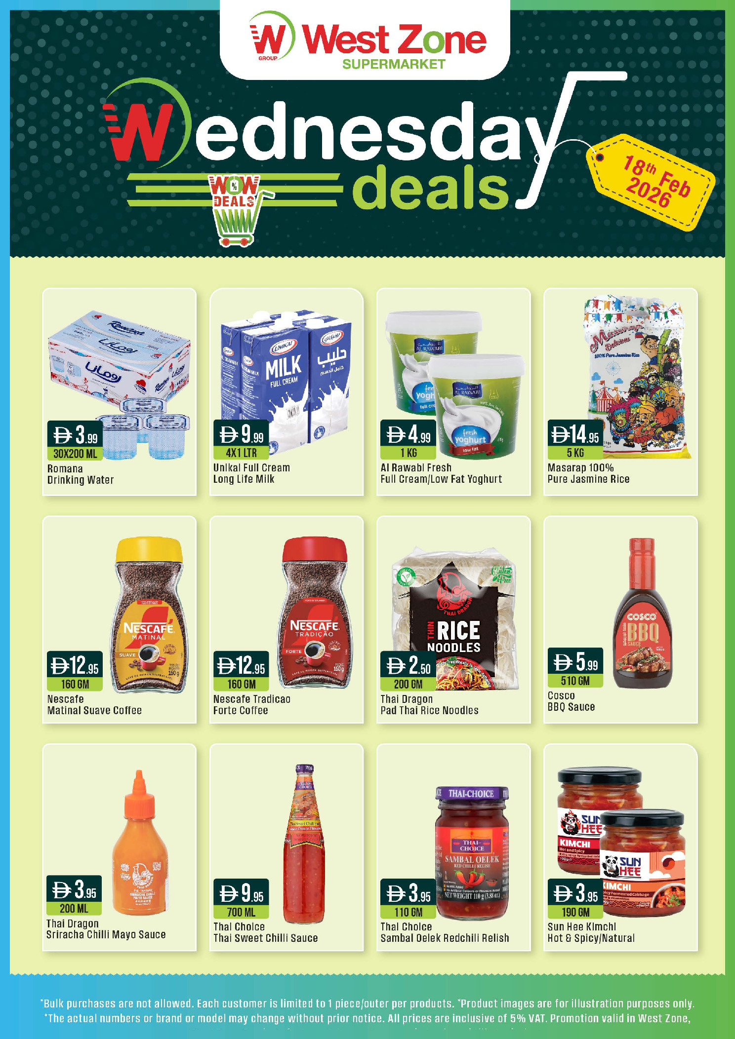 West Zone supermarket UAE Offers Wednesday 18 February Wednesday Deals - Page 1