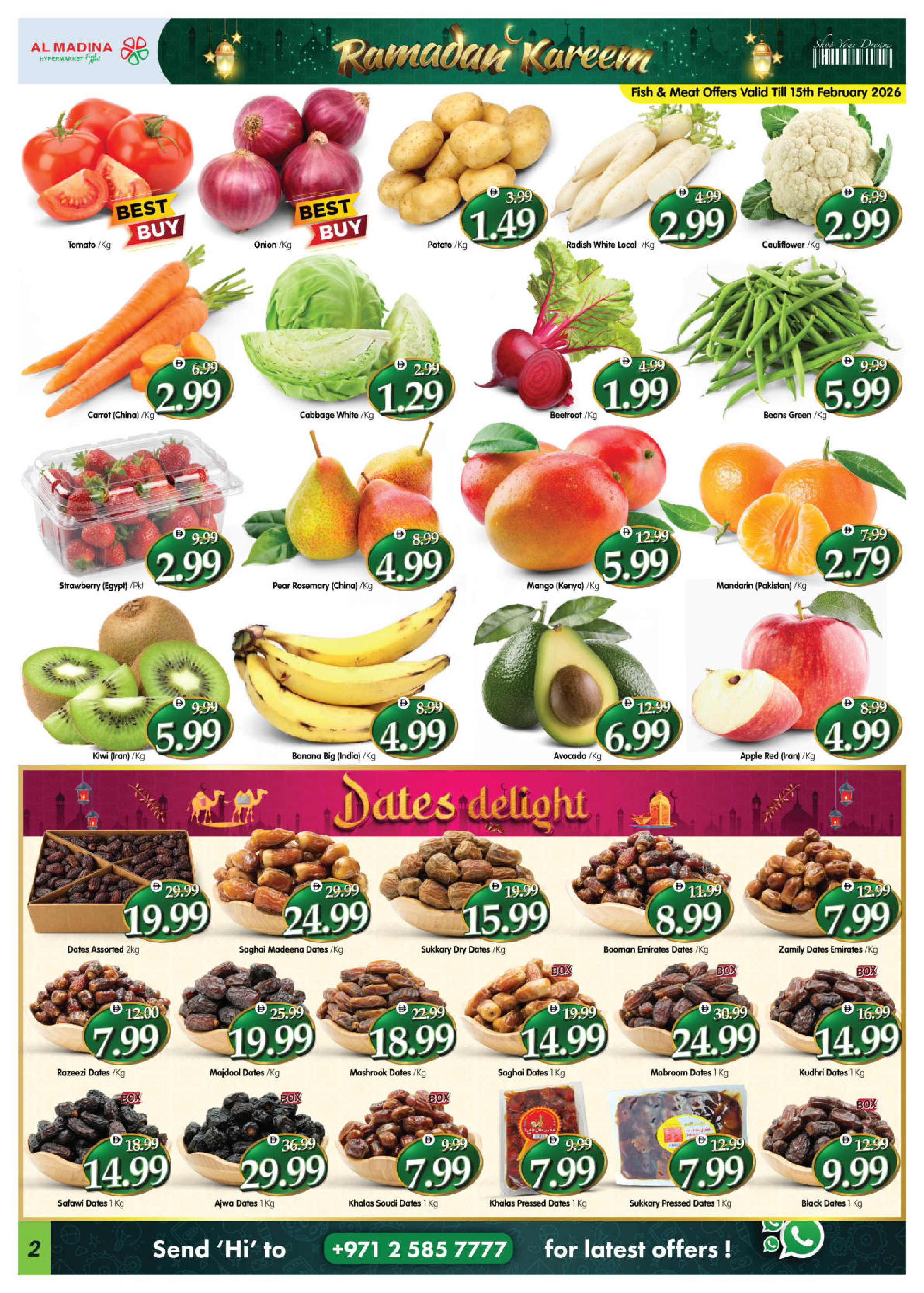 Al Madina Hypermarket UAE Offers from 12 to 22 February 2026 Ramadan Kareem Offers