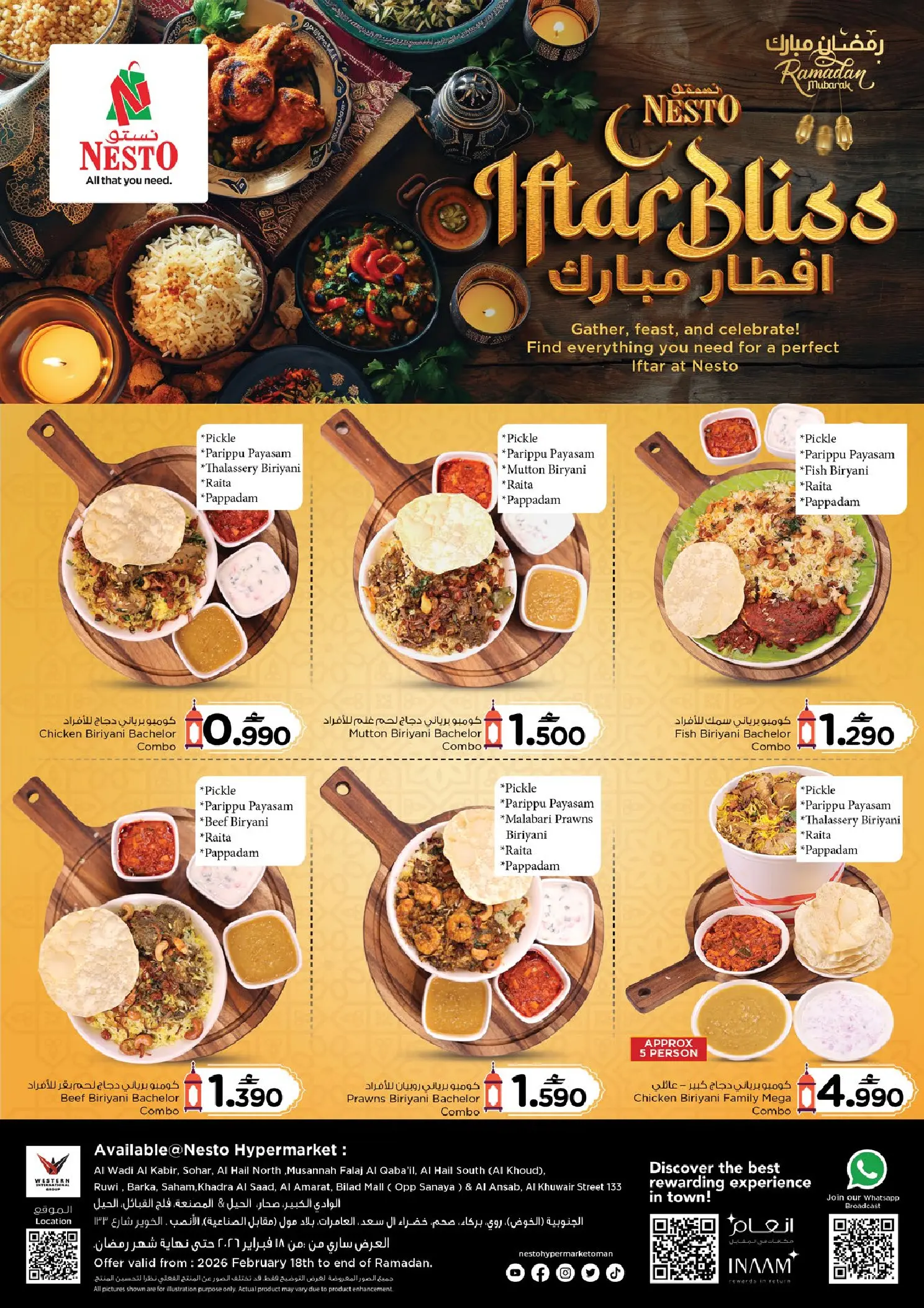 Nesto Oman Offers from 18 February to 24 March 2026 Iftar Mubarak Offers - Page 1