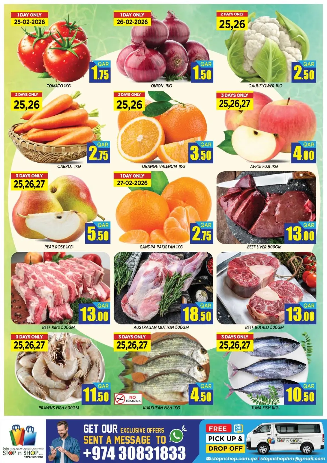 Ofertas de STOP N SHOP Katar de 25 a 27 febrero 2026 Ofertas de delicias de Ramadán