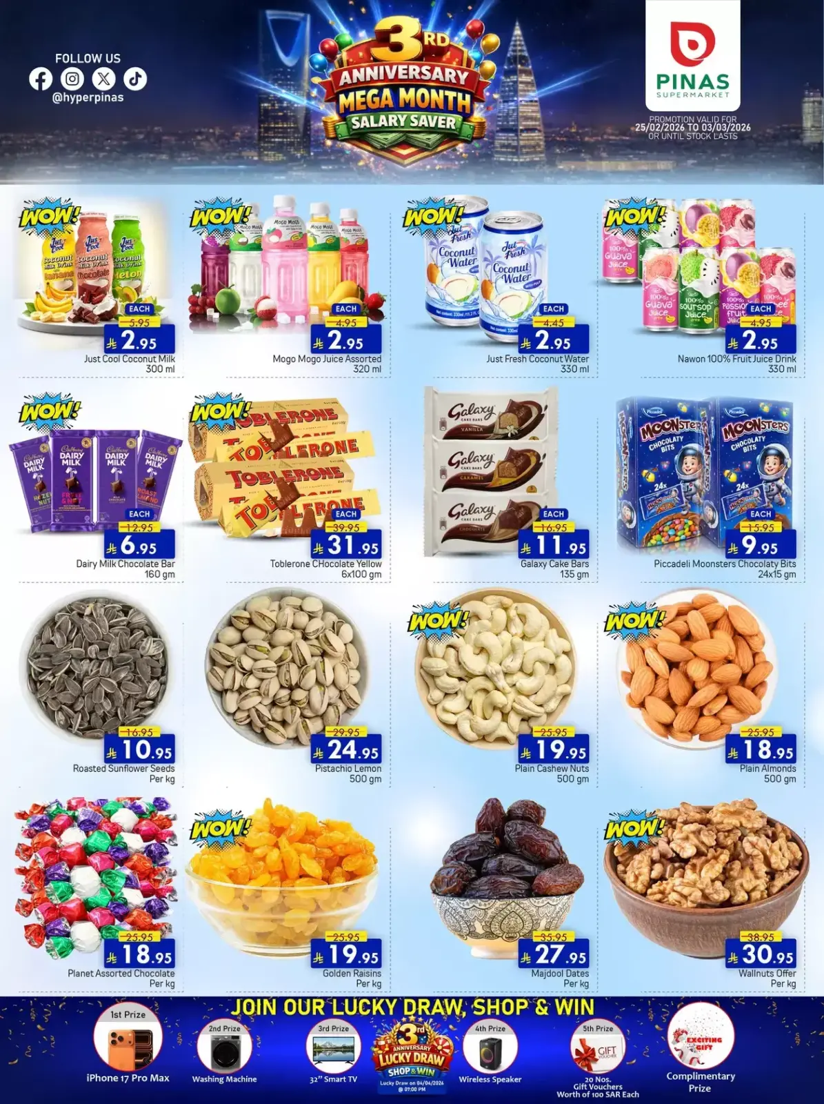 Pinas Supermarket  Riyadh  Offers from 25 February to 3 March Anniversary Offers - Page 3