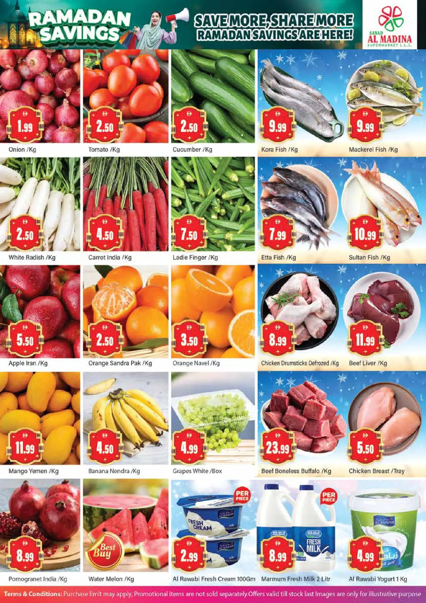 Ofertas de Sanad Al Madina Emiratos Árabes Unidos de 27 febrero a 1 marzo 2026 ofertas de ahorro de Ramadá