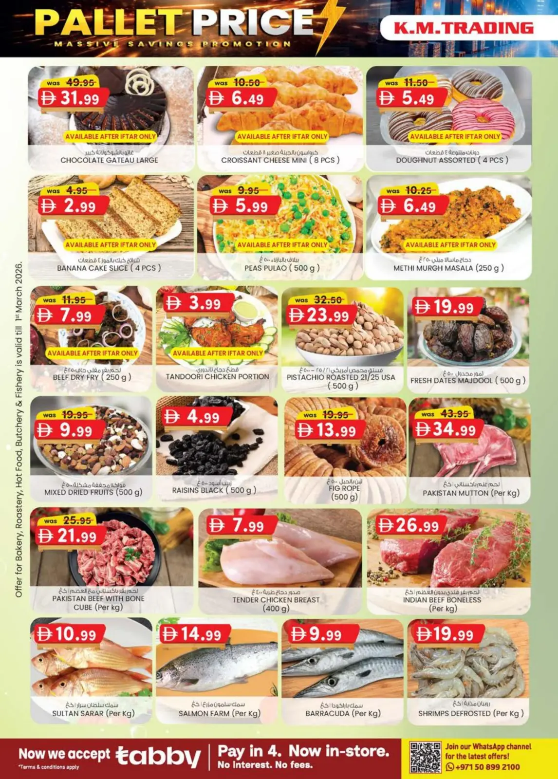Offres Km trading  Sharjah  de 26 février à 8 mars Prix de la Palette - Page 38