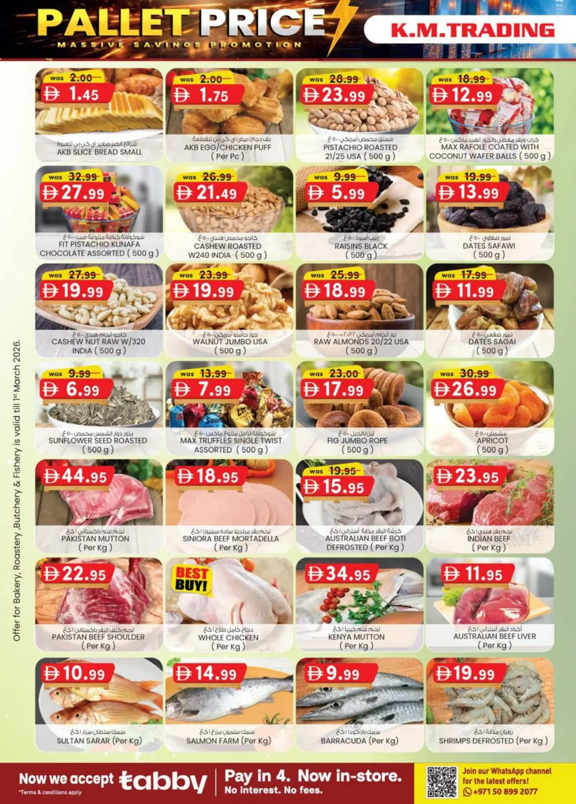 Offres Km trading  Fujairah  de 26 février à 8 mars Prix de la Palette - Page 38