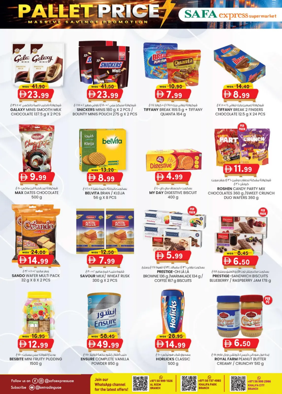 Offres Safa Express Émirats arabes unis de 26 février à 8 mars 2026 Prix de la Palette - Page 6