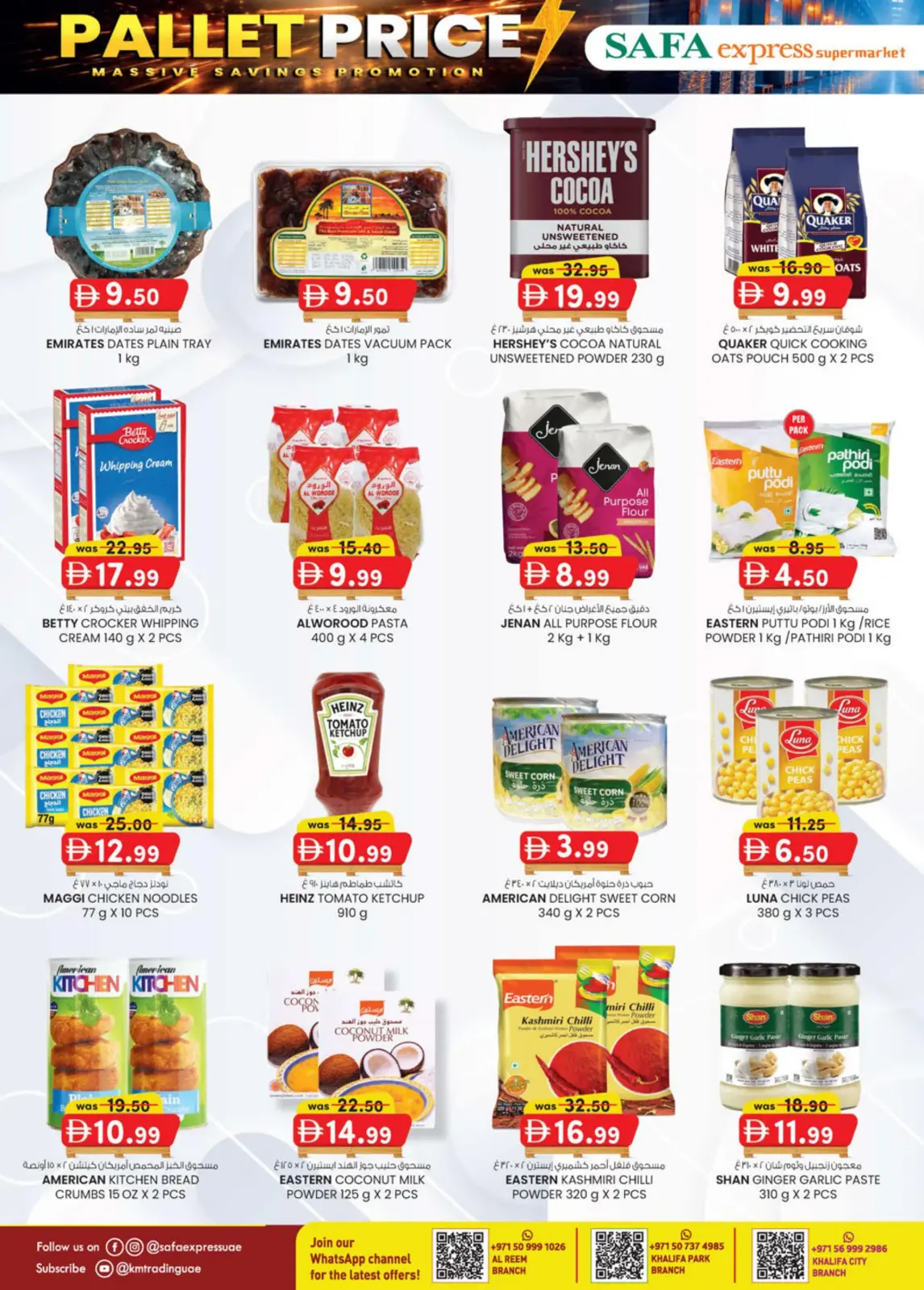Offres Safa Express Émirats arabes unis de 26 février à 8 mars 2026 Prix de la Palette - Page 2
