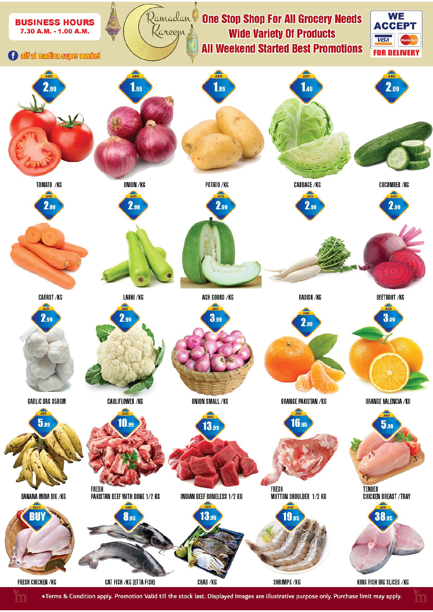 Ofertas de ALIF Al Madina Emiratos Árabes Unidos de 27 febrero a 1 marzo 2026 Ofertas de Ramadán Kareem