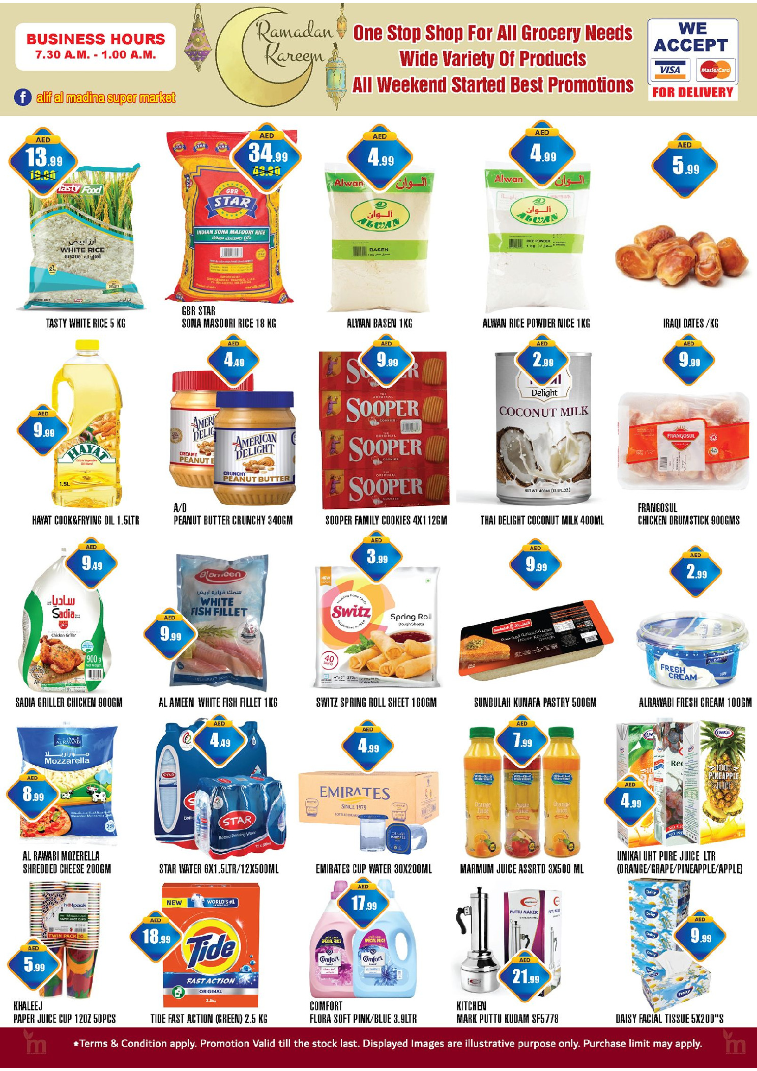 Ofertas de ALIF Al Madina Emiratos Árabes Unidos de 27 febrero a 1 marzo 2026 Ofertas de Ramadán Kareem