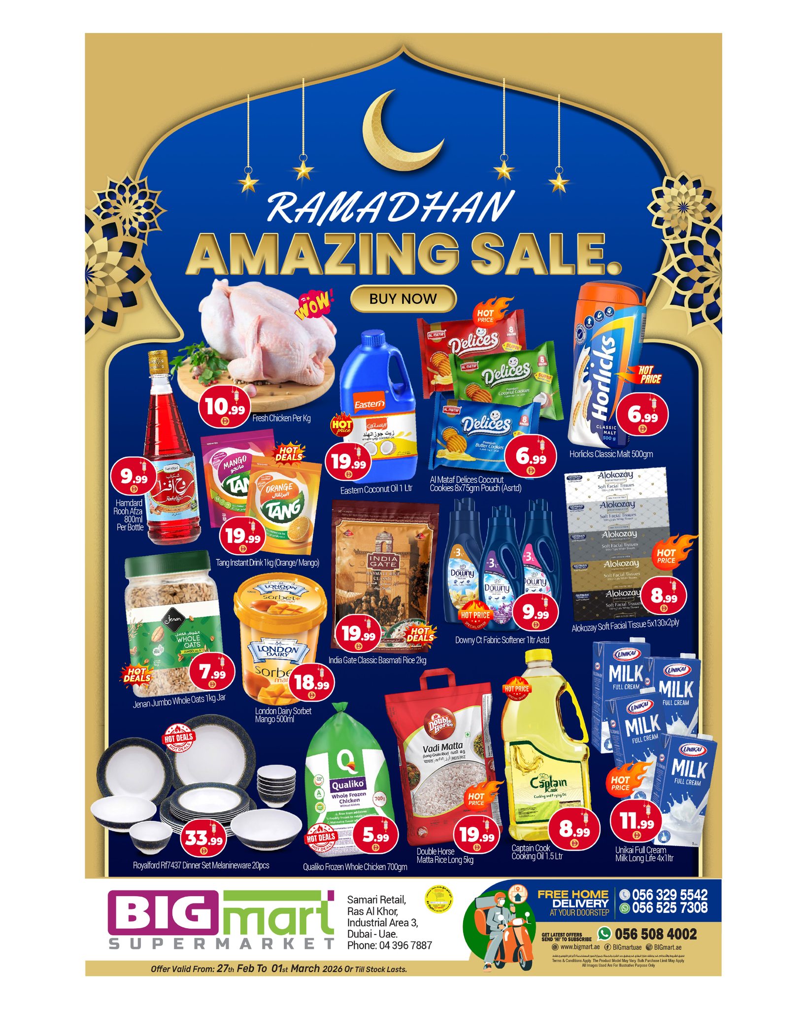 Ofertas de BIGmart  Dubai  de 27 febrero a 1 marzo Increíbles descuentos de Ramadán