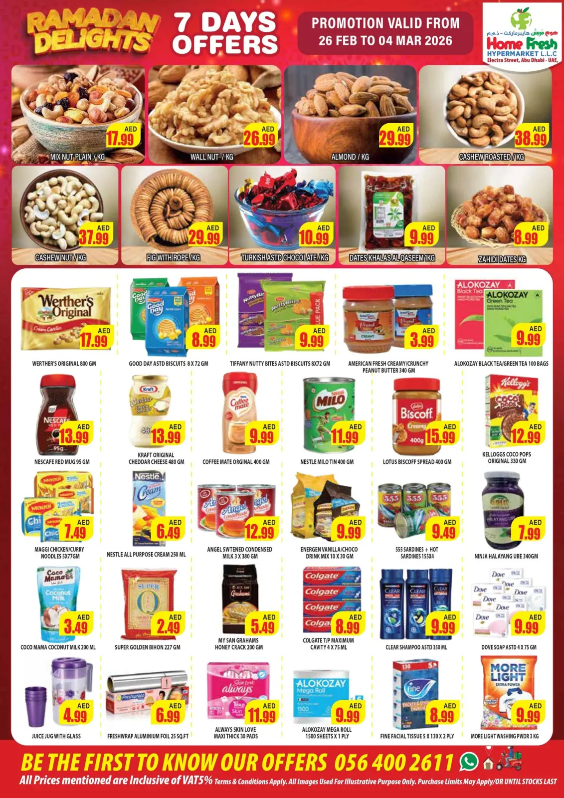 Offres supermarché Home Fresh Émirats arabes unis de 26 février à 4 mars 2026 Offres Ramadan - Page 6