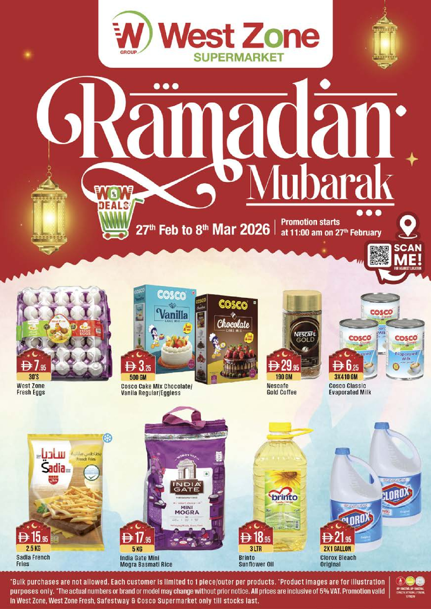 Ofertas de supermercado West Zone Emiratos Árabes Unidos de 27 febrero a 8 marzo 2026 Ofertas benditas para el Ramadán - Página 1