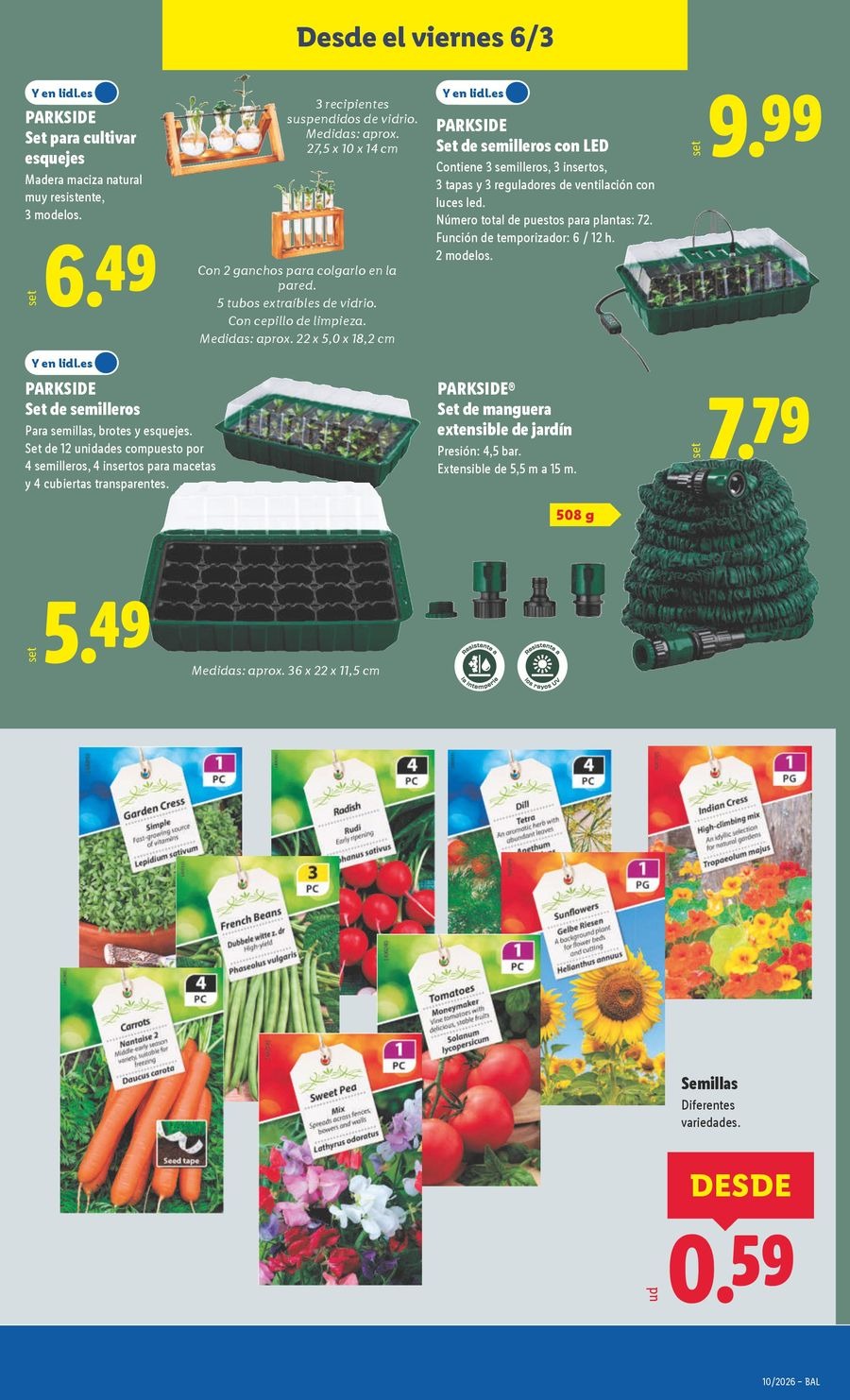 Ofertas de Lidl España de 2 a 8 marzo 2026 Ofertas de bazar