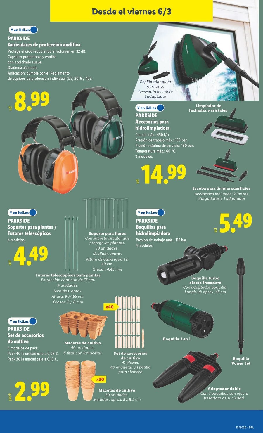 Ofertas de Lidl España de 2 a 8 marzo 2026 Ofertas de bazar