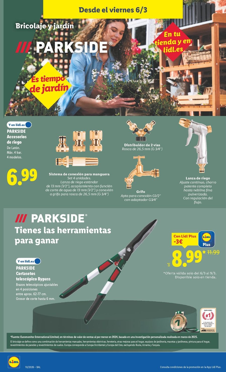 Ofertas de Lidl España de 2 a 8 marzo 2026 Ofertas de bazar