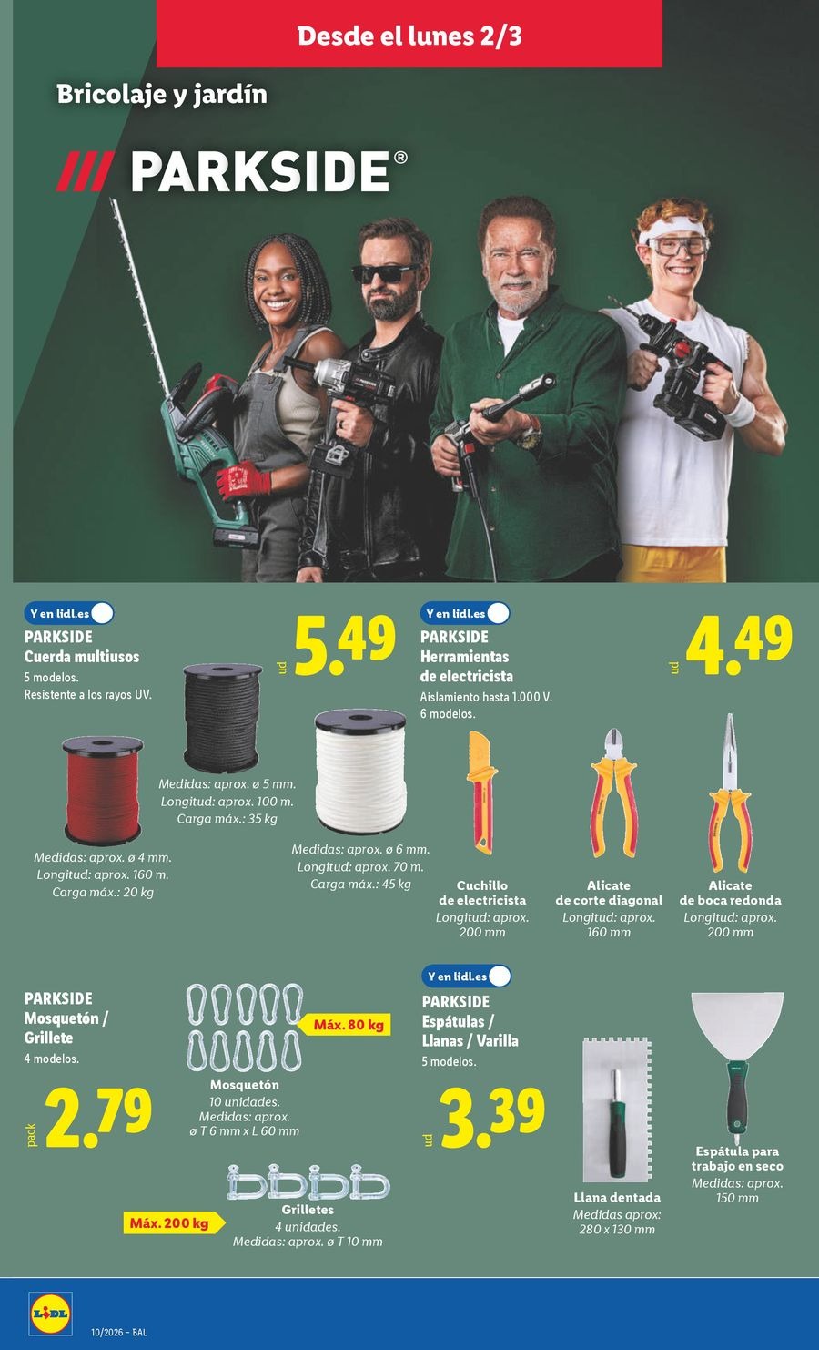 Ofertas de Lidl España de 2 a 8 marzo 2026 Ofertas de bazar